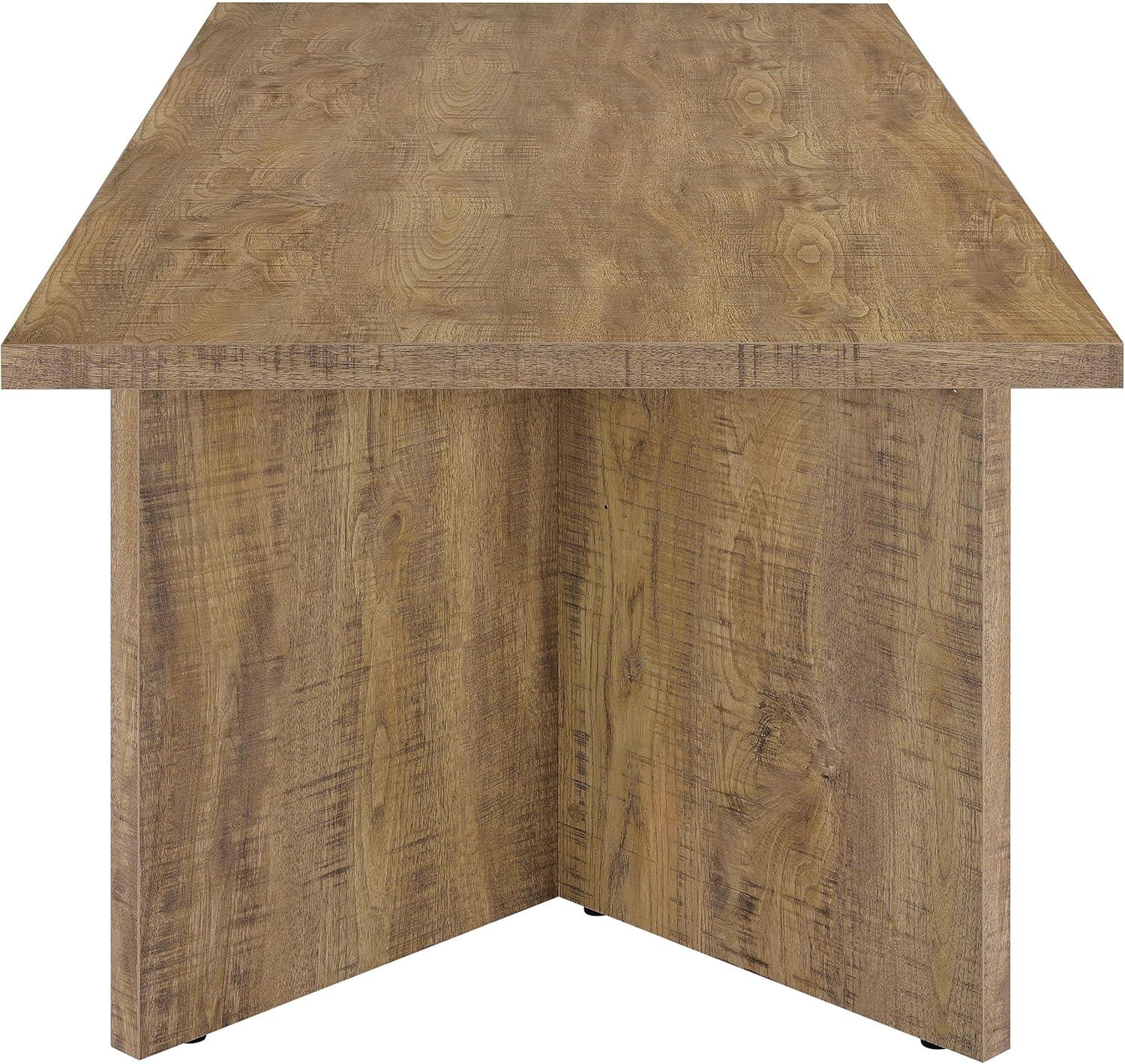 Coaster Jamestown Rectangular Engineered Wood Dining Table Mango Brown