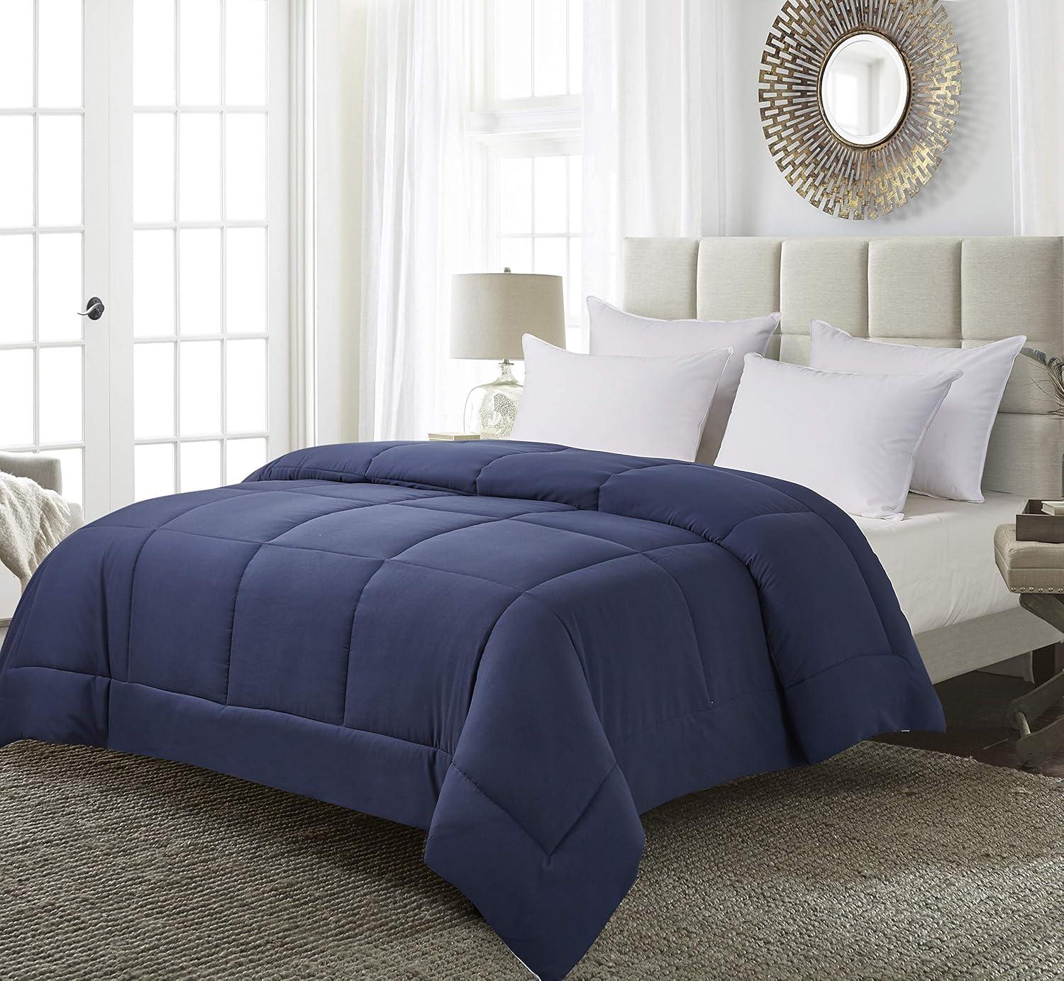 Microfiber Reversible Down Alternative Comforter