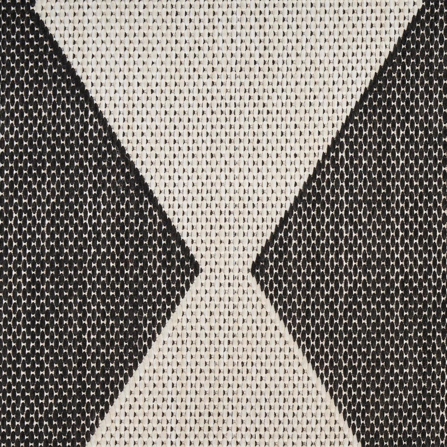 Nourison Positano Modern Diamond Outdoor Rug