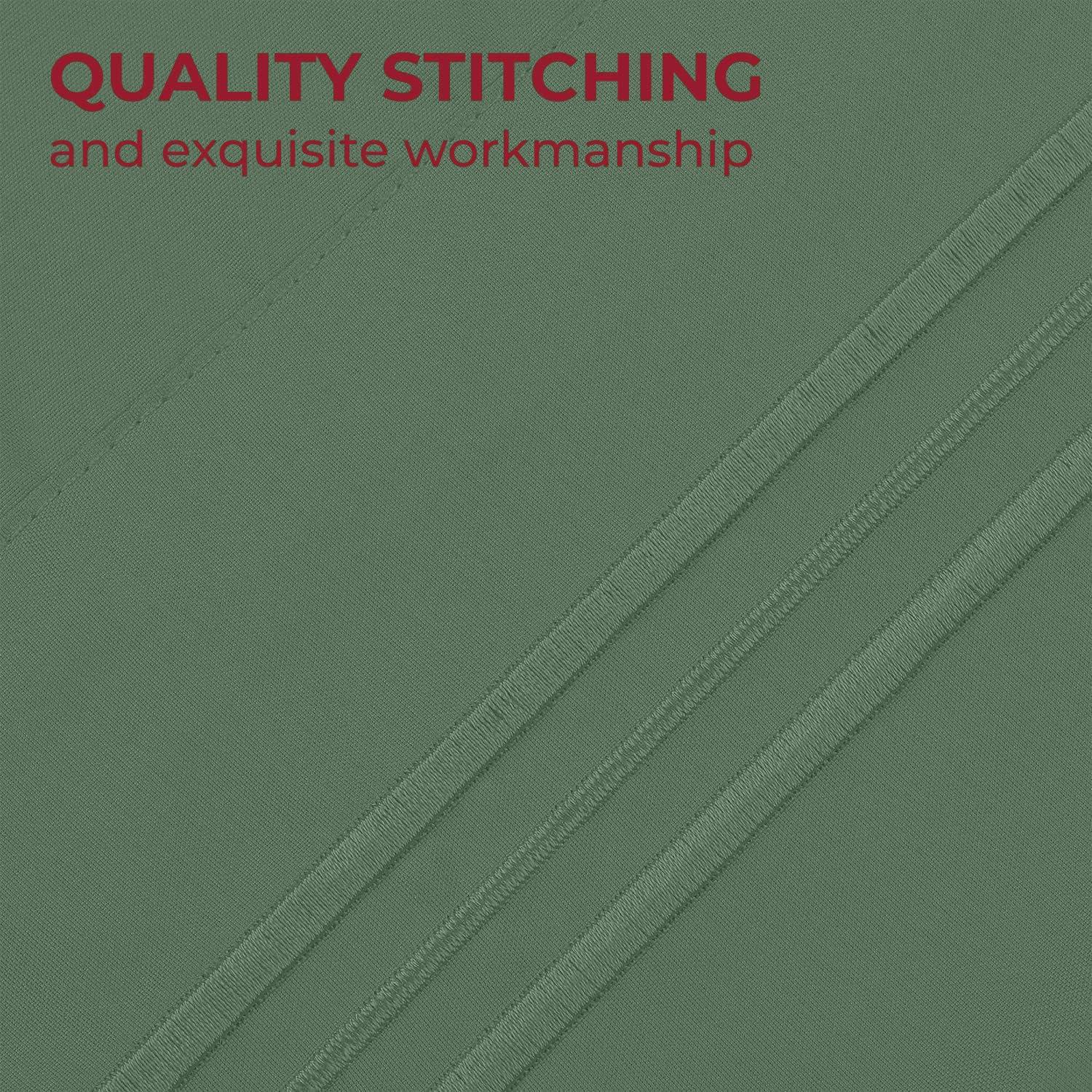 Mellanni Brushed Microfiber Pillowcase Set of 2, King, Sage