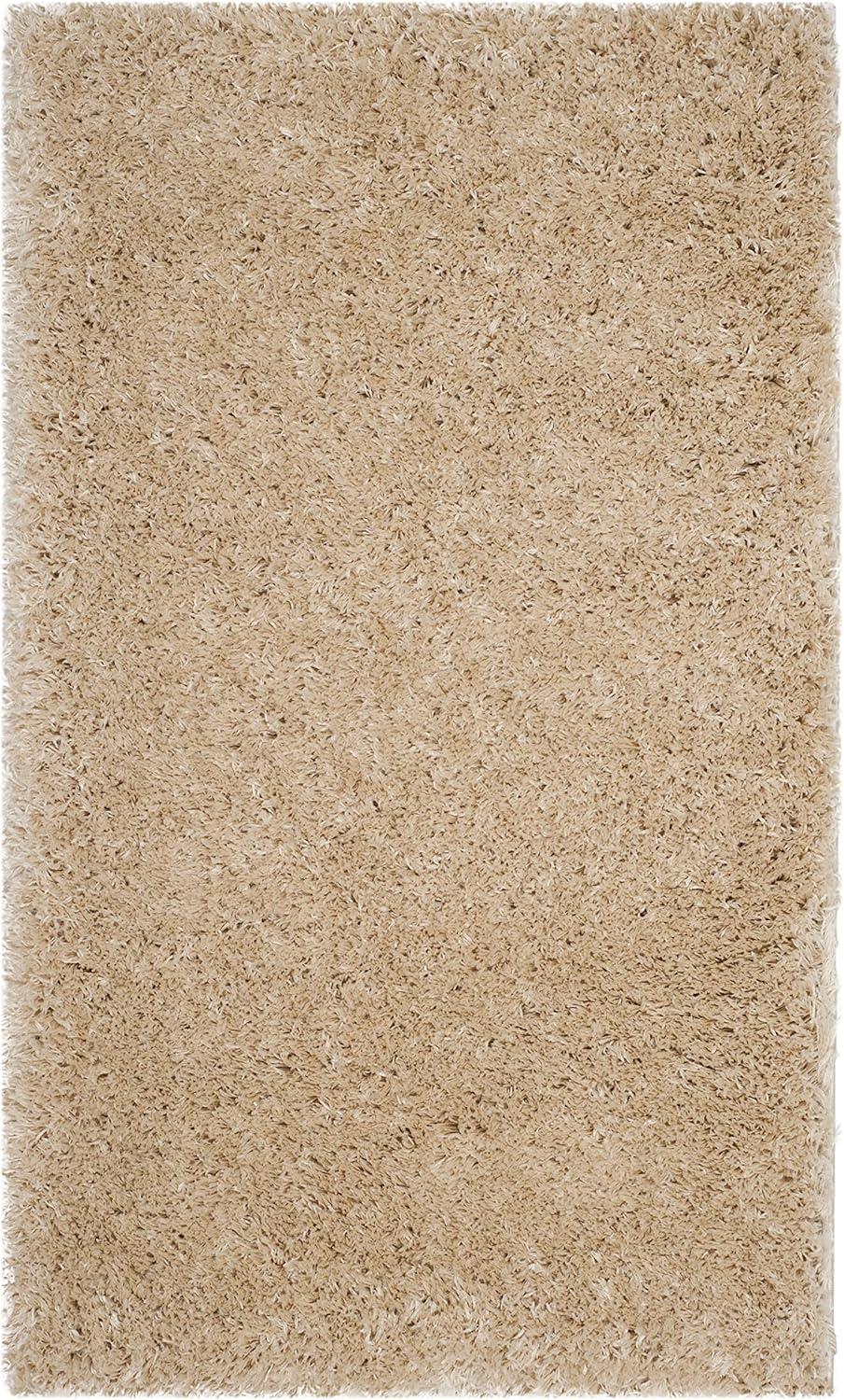 Popcorn Shag SG267 Hand Tufted Indoor Accent Rug - Ivory - 2'x3' - Safavieh