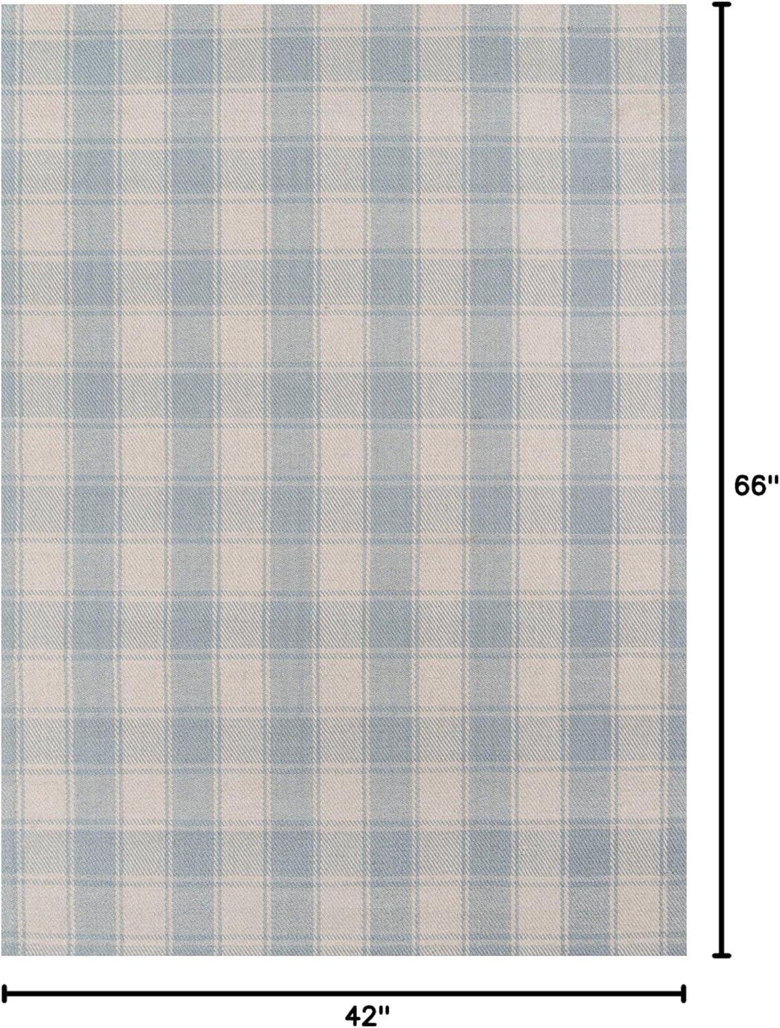 Marlborough Performance Wool Plaid Rug