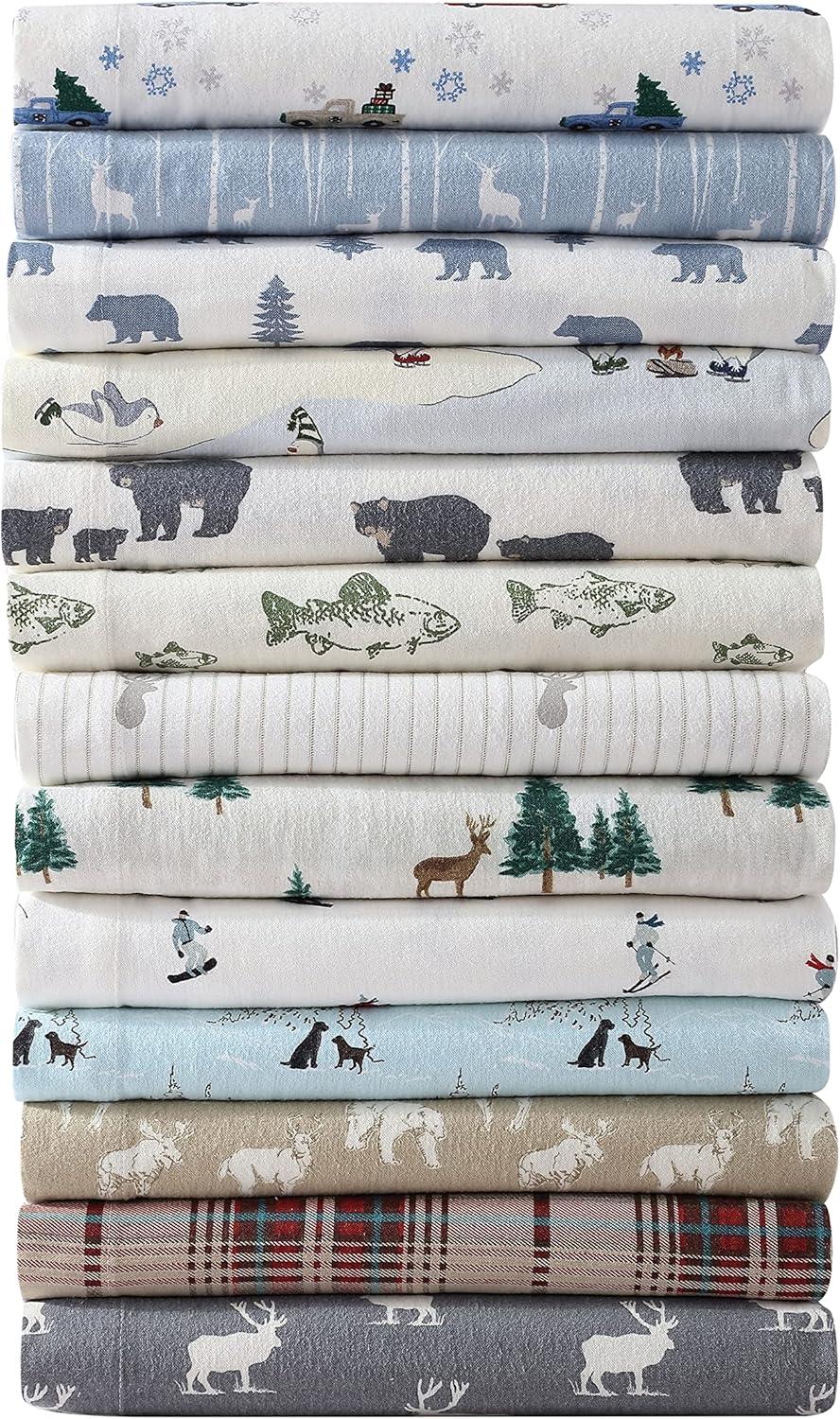 Patterned Flannel Sheet Set - Eddie Bauer