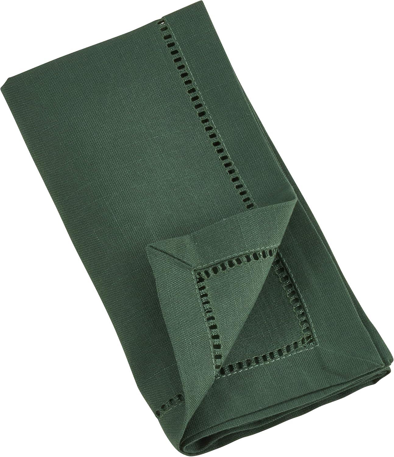 Saro Lifestyle Dinner Napkin With Hemstitch Border Design (Set of 12), 18"