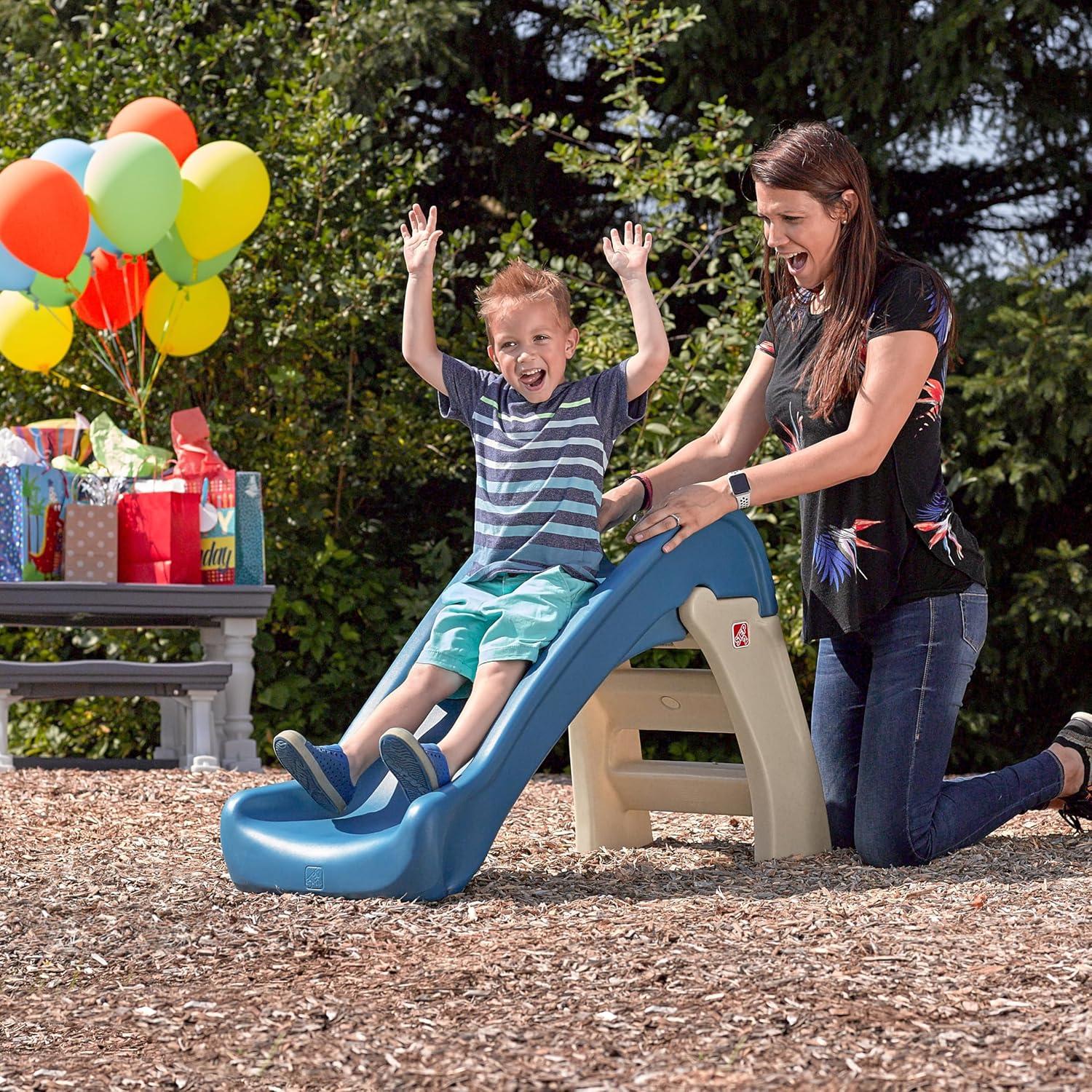 Step2 Step2 Play and Fold Jr. Slide and Outdoor Climber for Toddlers