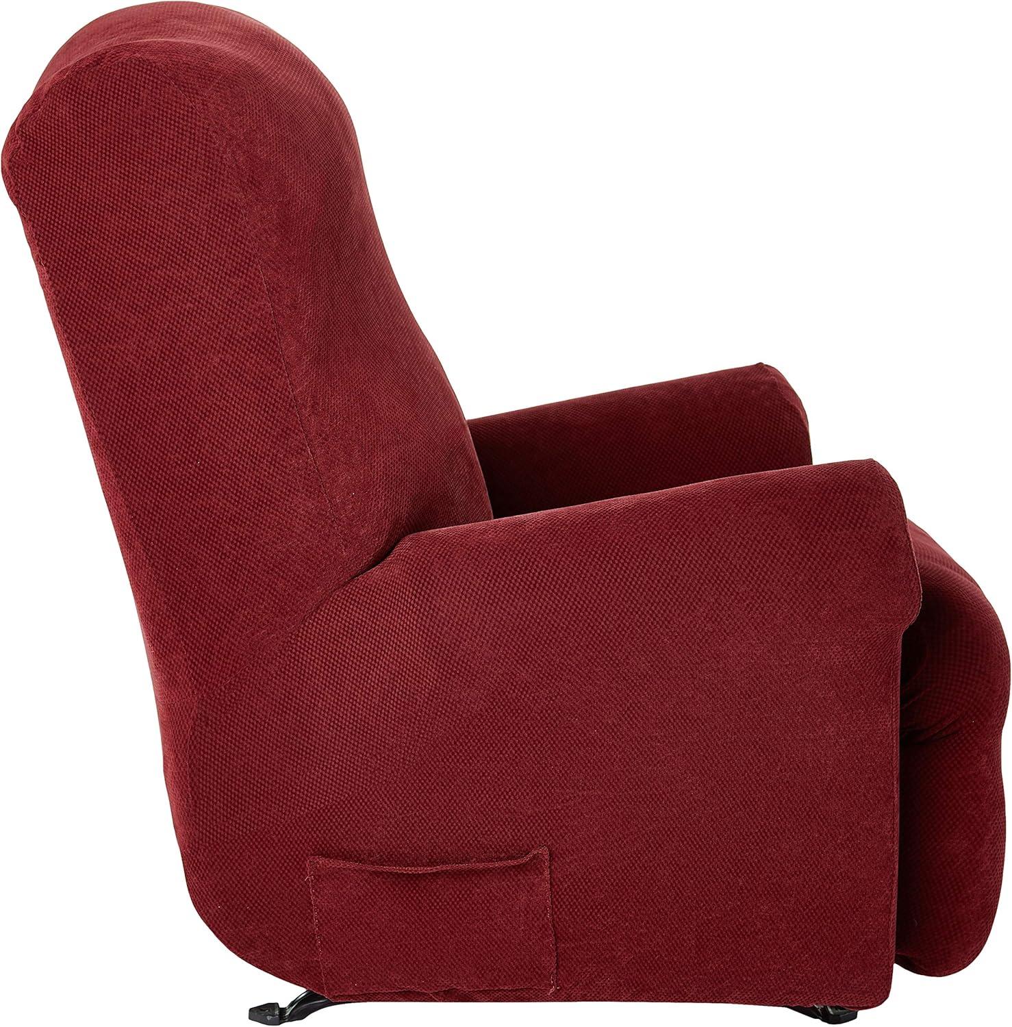 Stretch Pique Oversized Ottoman - Sure Fit