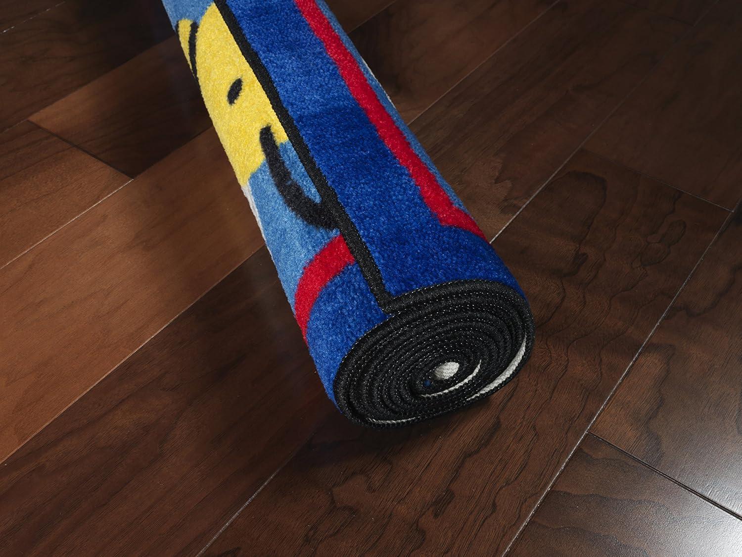 Flagship Carpets Cutie Bugs Kids and Baby Non Slip Area Rug, 3' x 5'