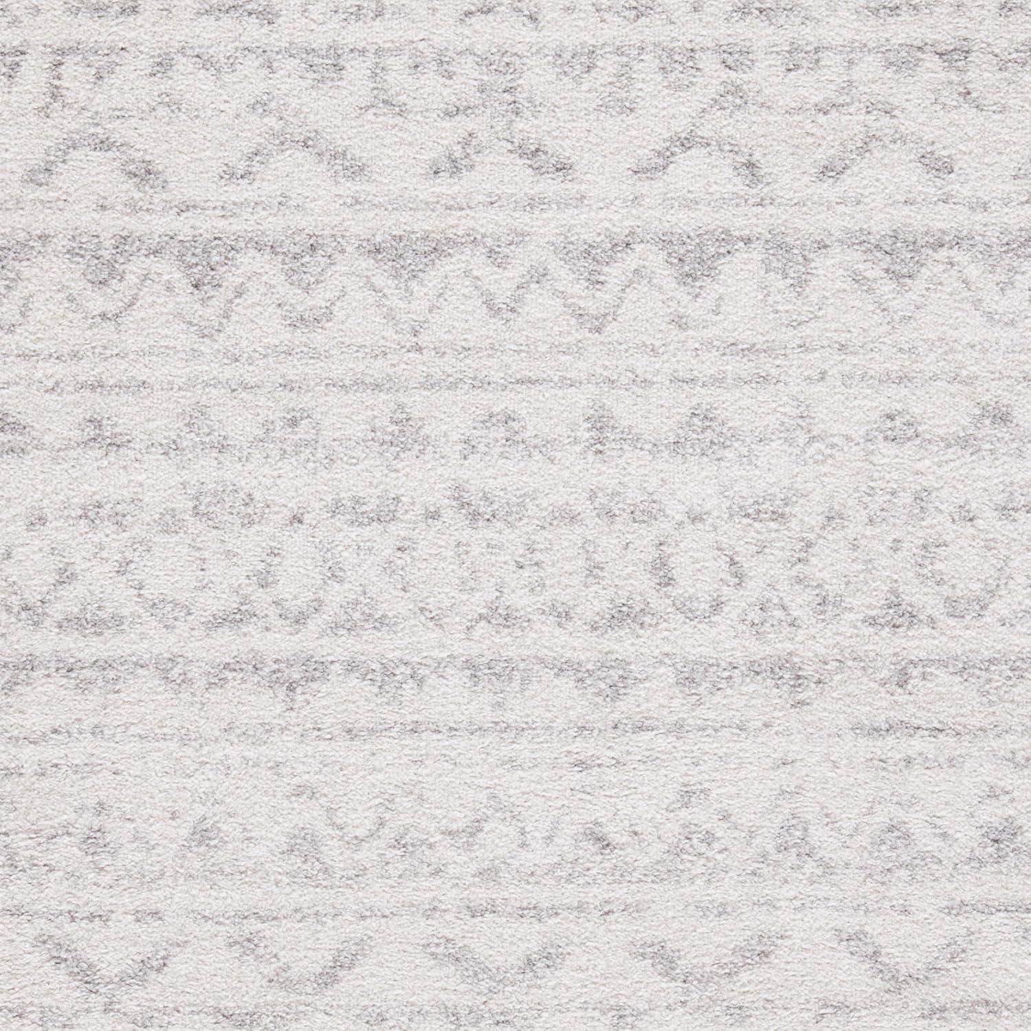 Adirondack ADR119 Machine Made Indoor Area Rug - Ivory/Silver - 6'x6' - Safavieh
