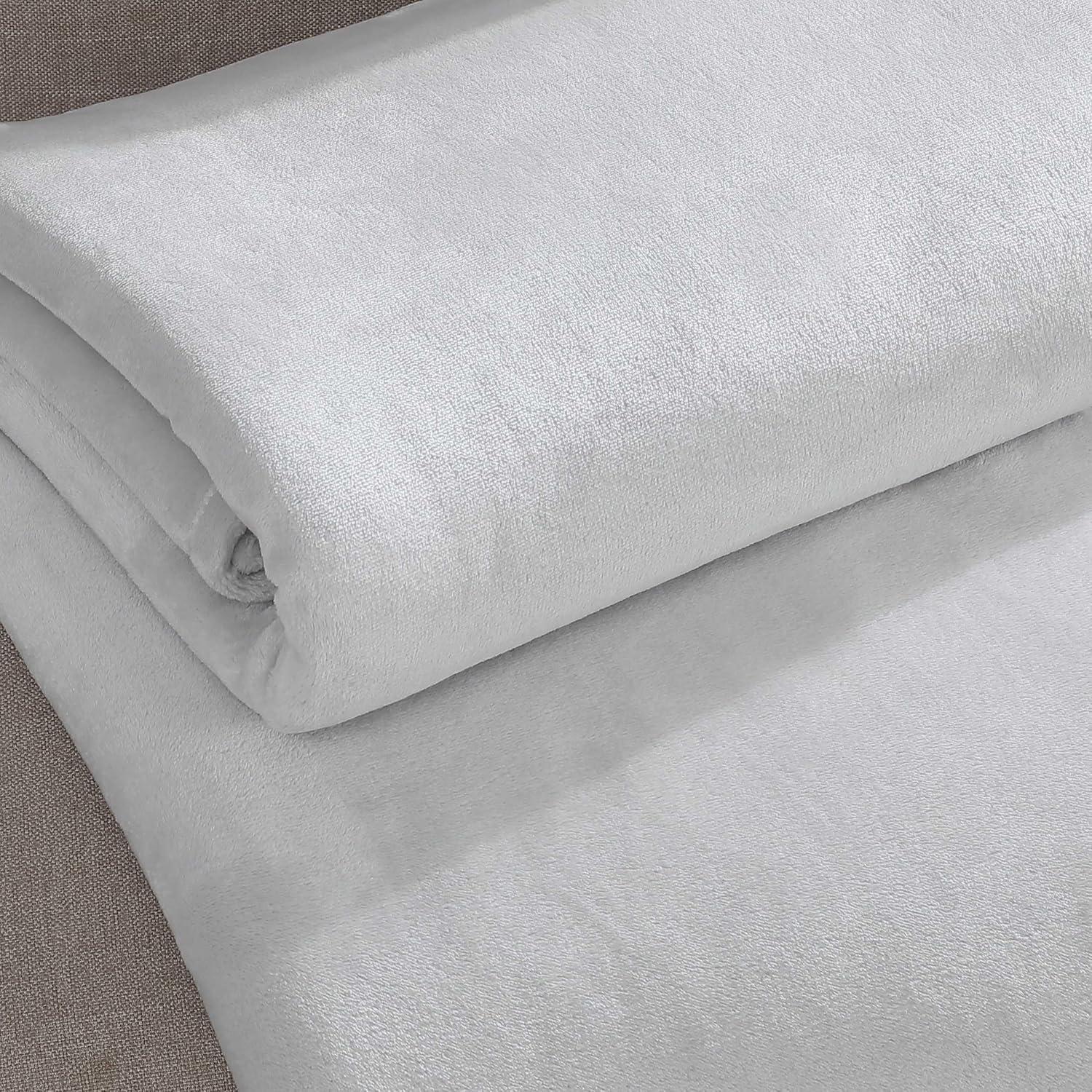 Calvin Klein Core Plush Solid Reversible Blanket