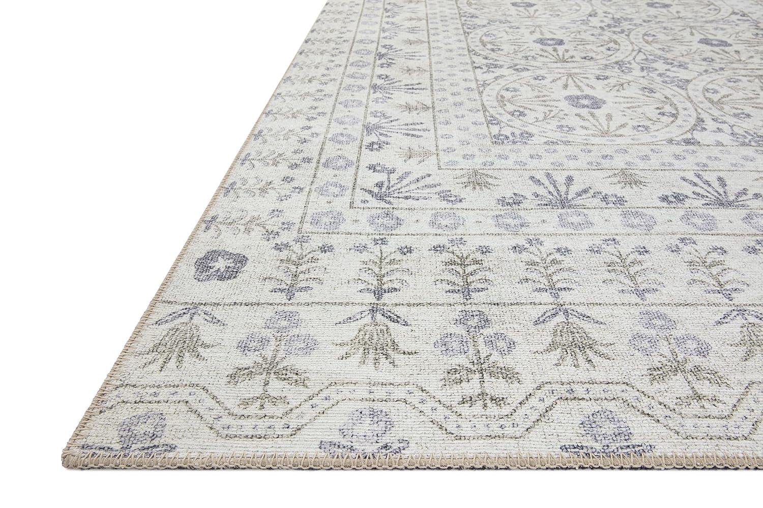 Rifle Paper Co. x Loloi Maison MAO-03 Rosette Ivory Rug