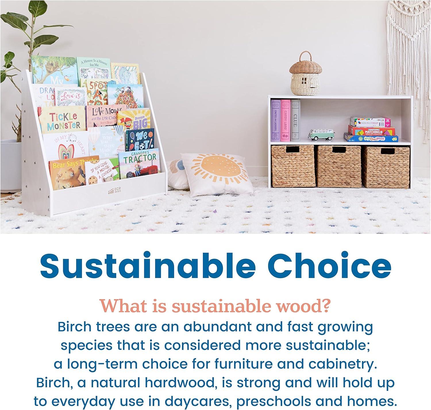 ECR4Kids ECR4Kids Streamline Single-Sided Book Display with Storage