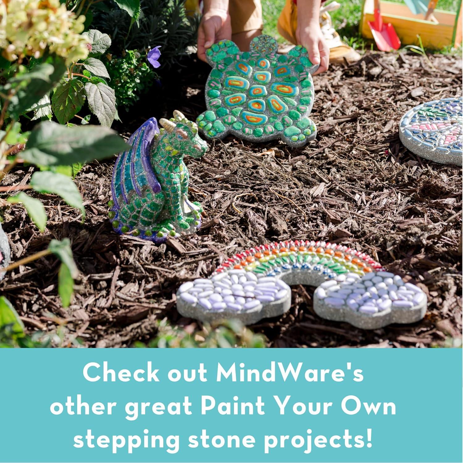 MindWare Paint Your Own Stepping Stone: Moon And Stars - Creative Activities -14 Pieces