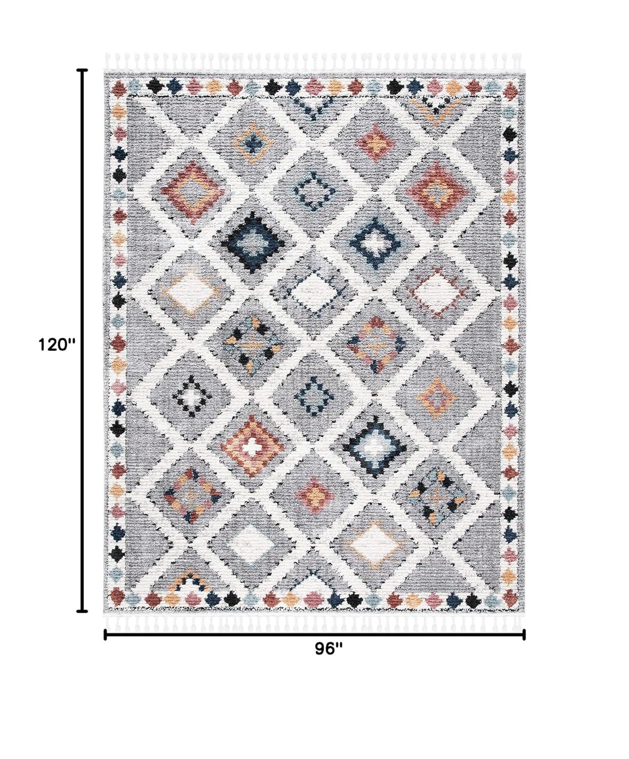 Morocco MRC965 Power Loomed Area Rug - Grey/Multi - 8'x10' - Safavieh.