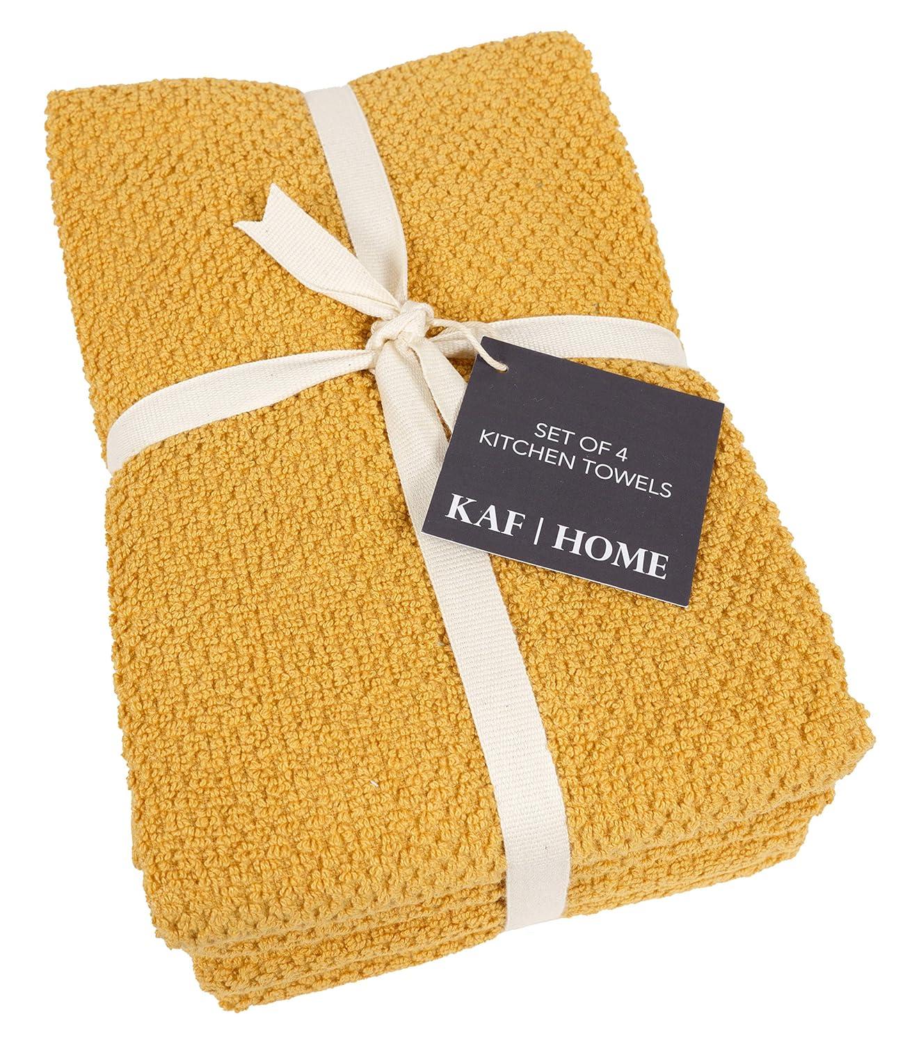KAF Home Popcorn Terry Towels (Set of 4)