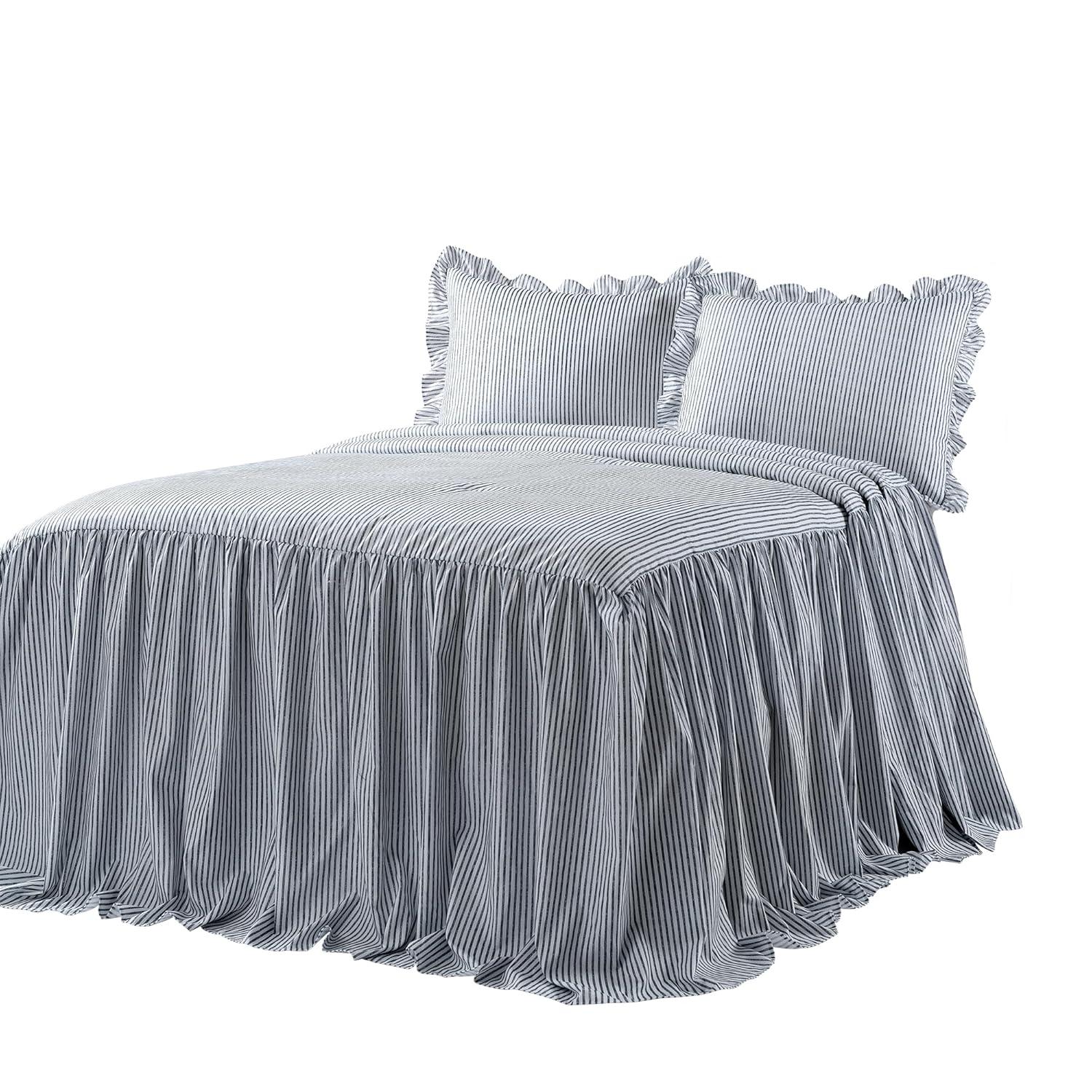 Lush Decor Reyna Microfiber Reversible 3 Piece Bedspread Set