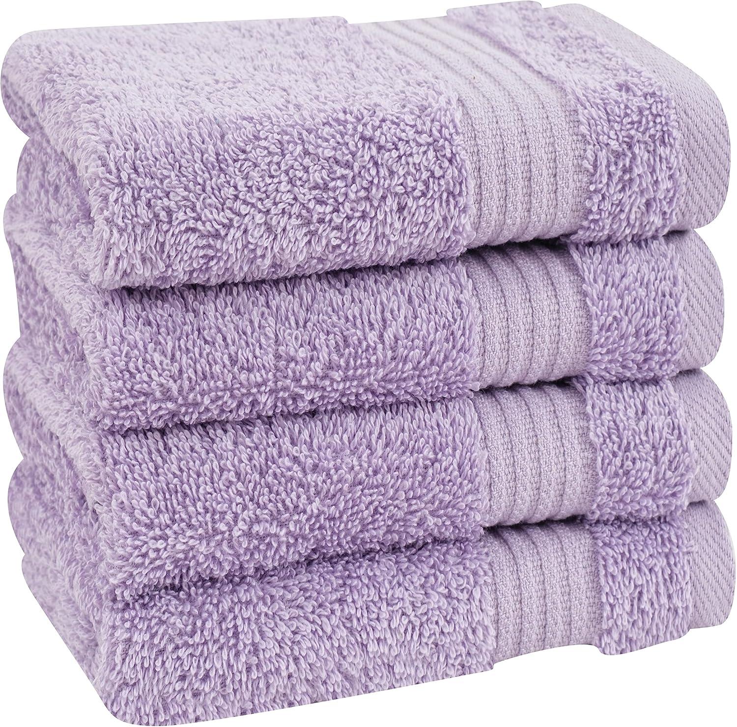 Charlton Home® Darcelle 100% Cotton 4 Piece Turkish Washcloth Set (Set of 4)