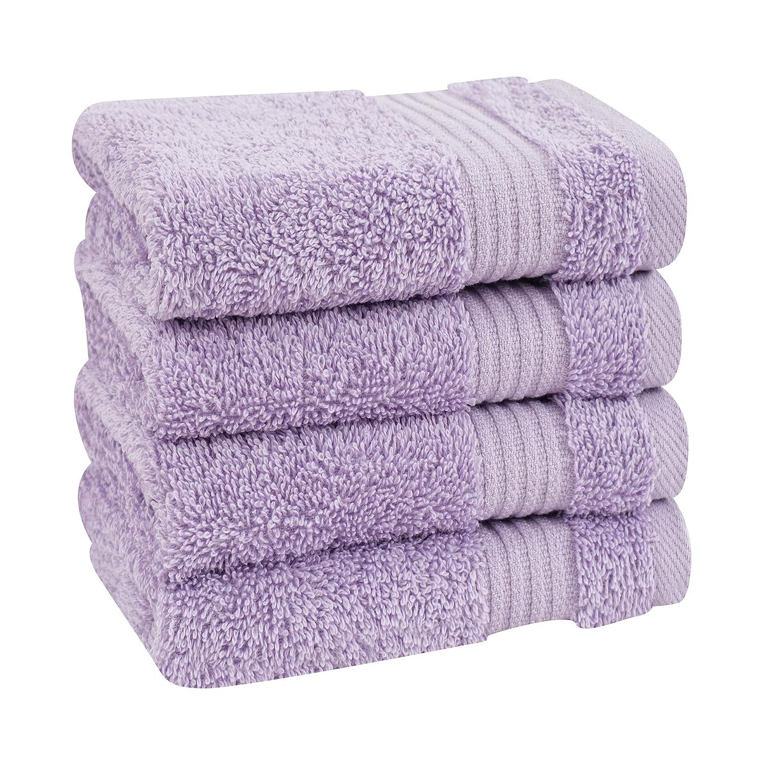 Charlton Home® Darcelle 100% Cotton 4 Piece Turkish Washcloth Set (Set of 4)