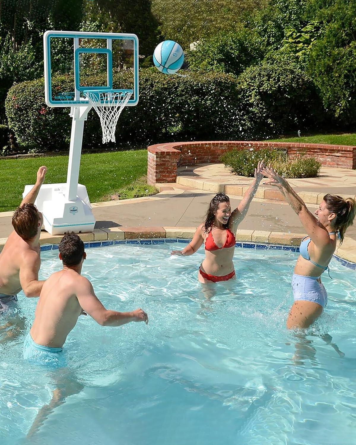 Dunn-Rite Splash & Shoot  Clear Polycarbonate backboard with  Adjustable Height