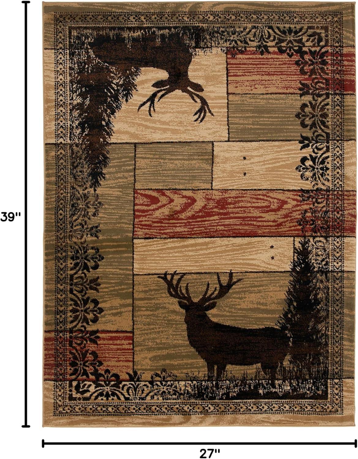 Mayberry American Destination Woodgrain Multi Area Rug