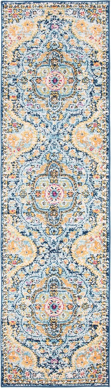 World Rug Gallery Distressed Vintage Bohemian Area Rug