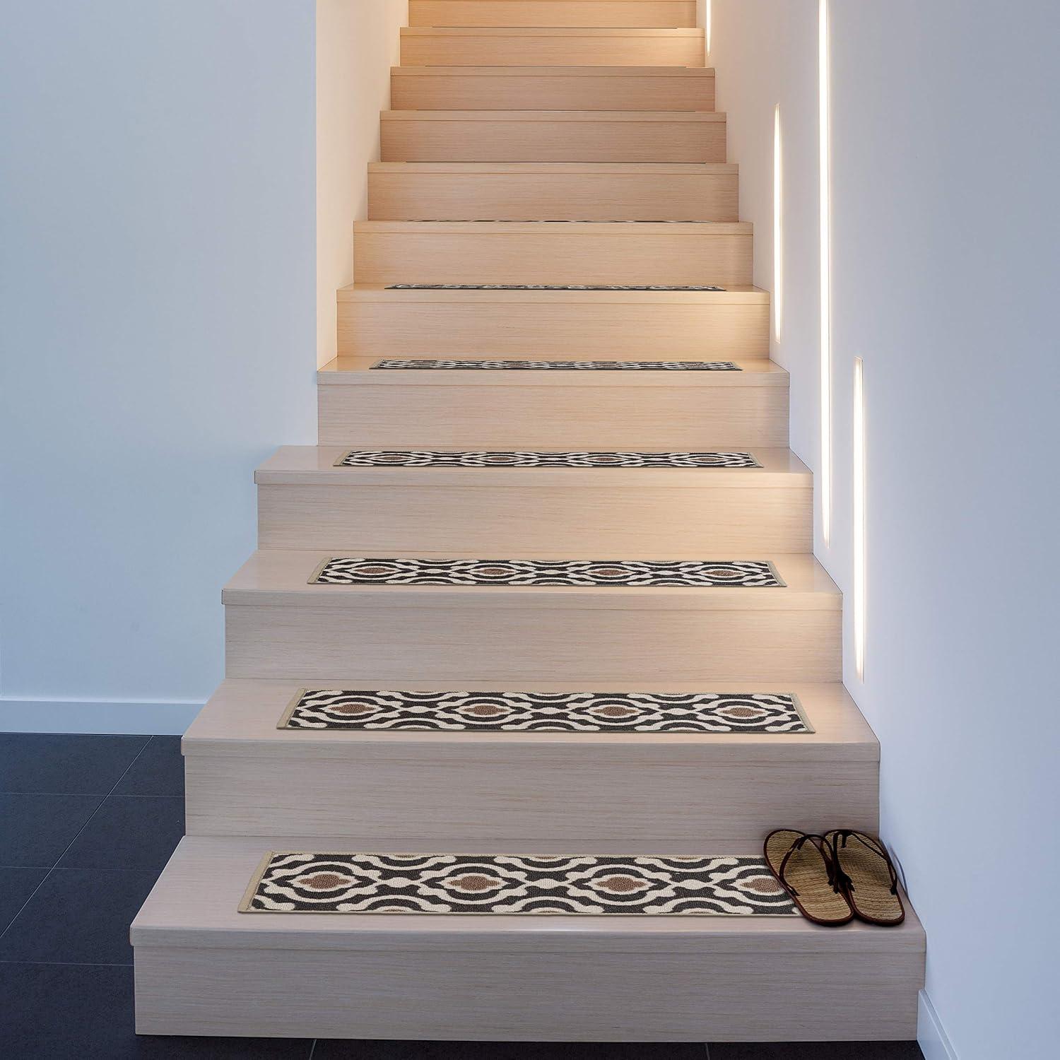 World Rug Gallery Trellis Non-Slip Stair Treads