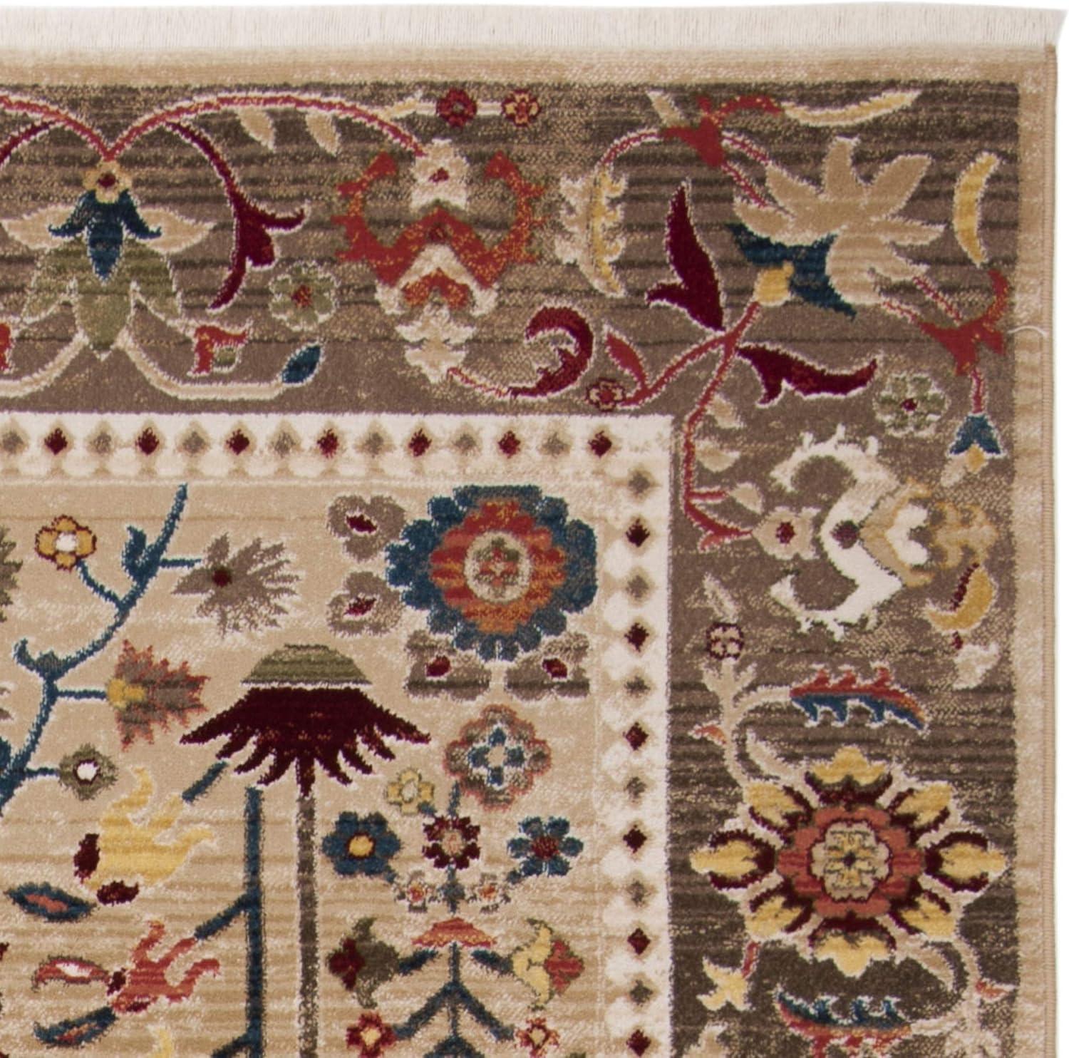 Kashan KSN303 Power Loomed Rugs - Safavieh