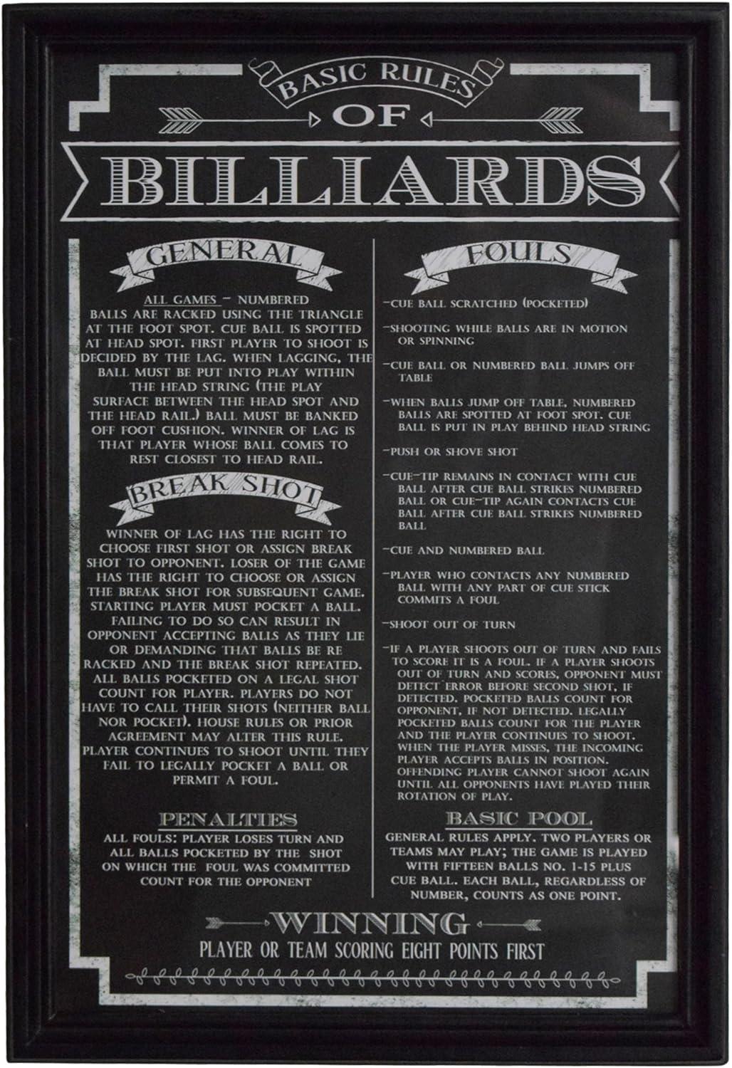 Hathaway Games " Billiard Game Rules "