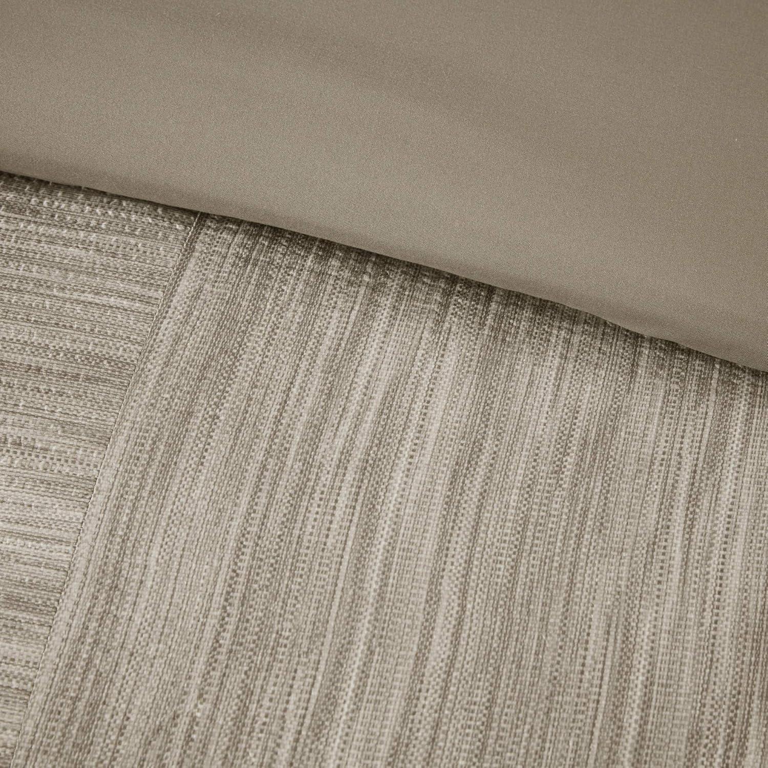 Madison Park Walter 7 Piece Printed Weave Seersucker Comforter Set
