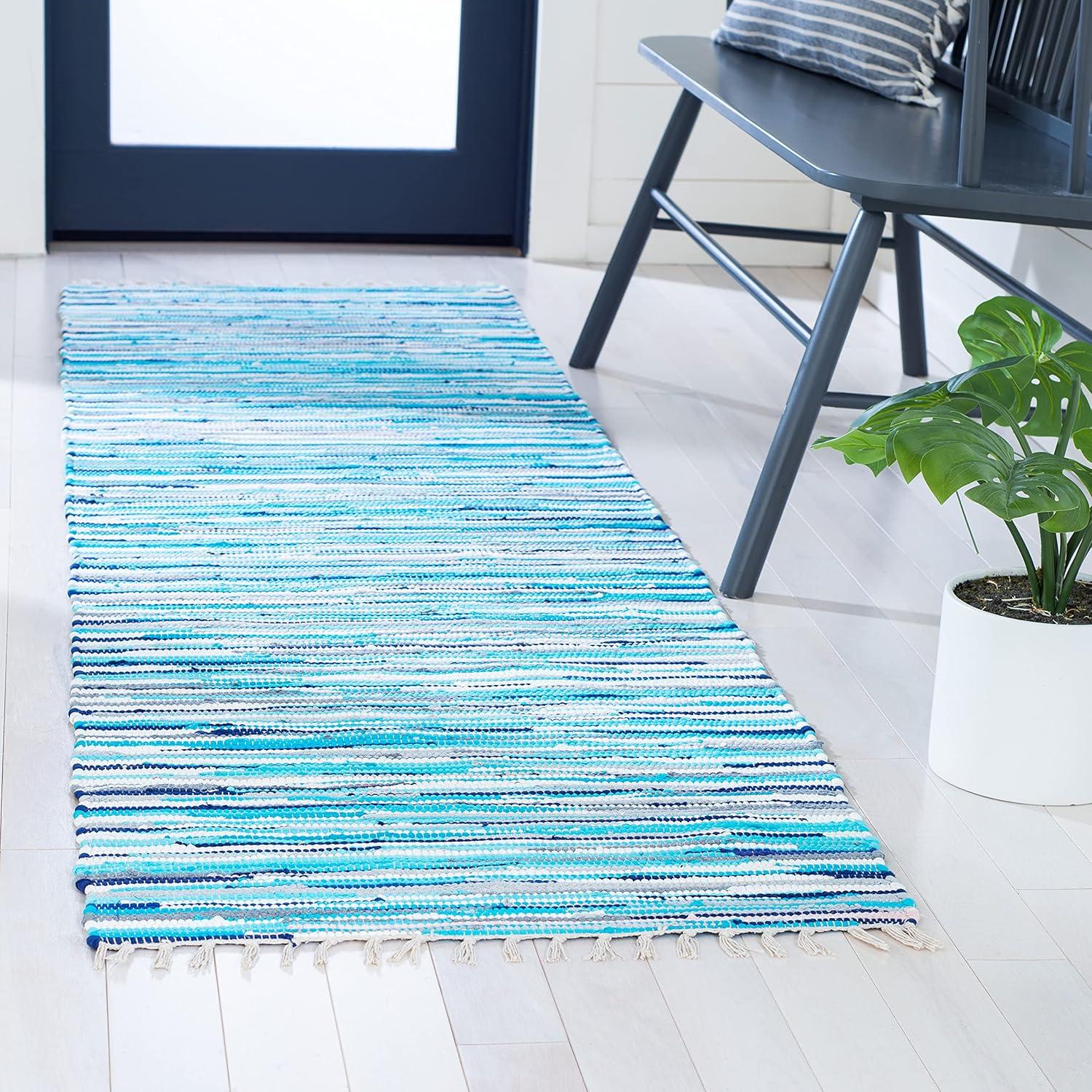 Rag Area Rug RAR129 Hand Woven Area Rug  - Safavieh