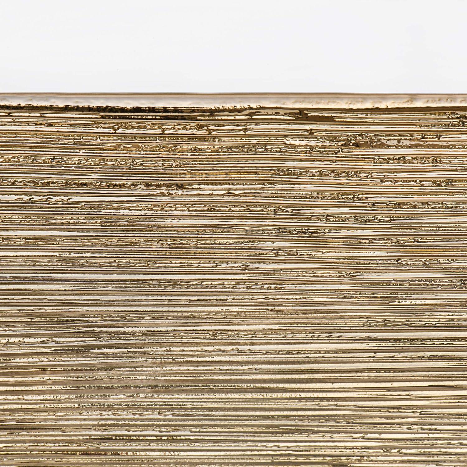 Ruvati 20 x 16 inch Bathroom Vessel Sink Gold Decorative Art Above Vanity Counter White Ceramic