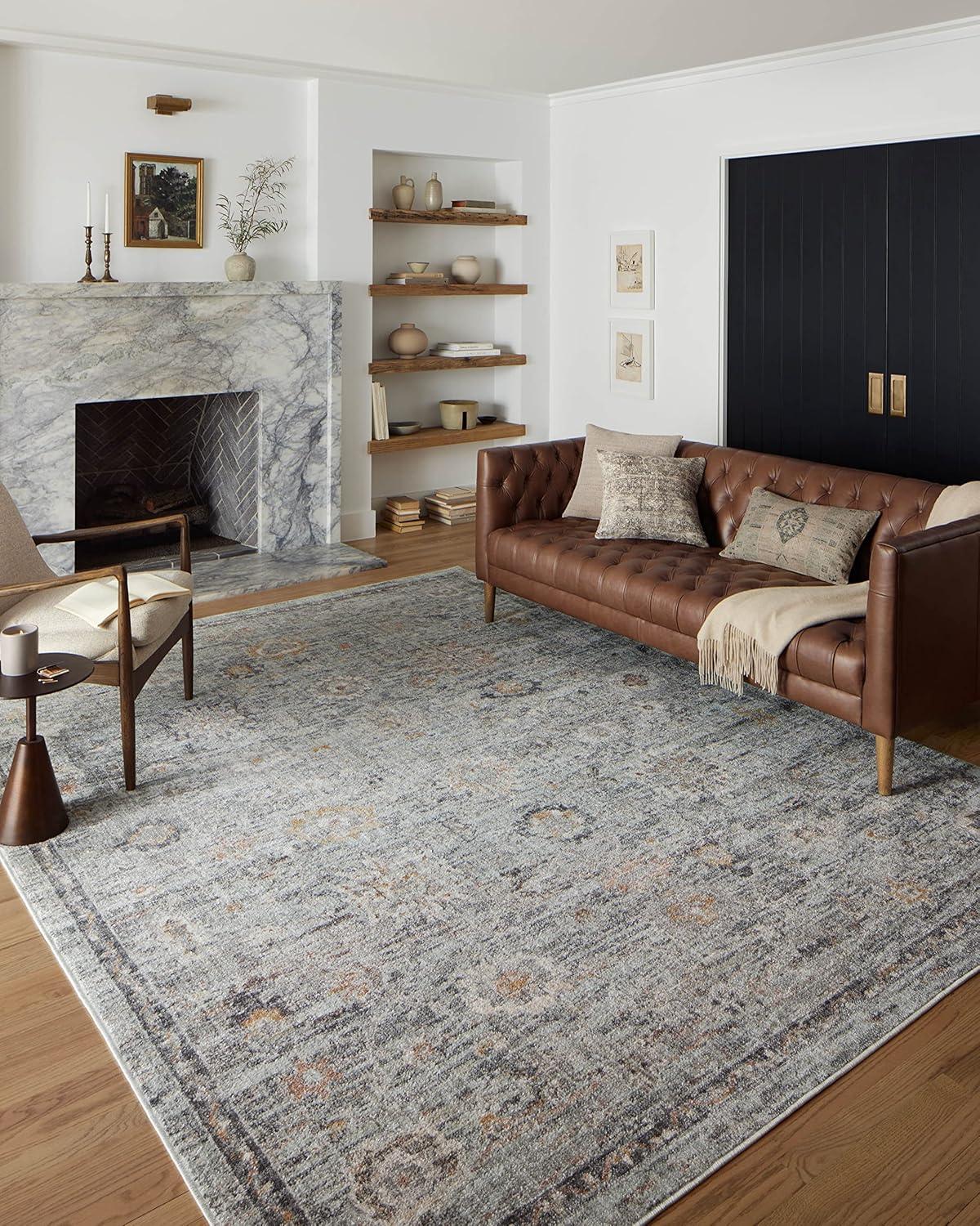 Loloi II Monroe Sky / Gold 7'-10" x 10' Area Rug