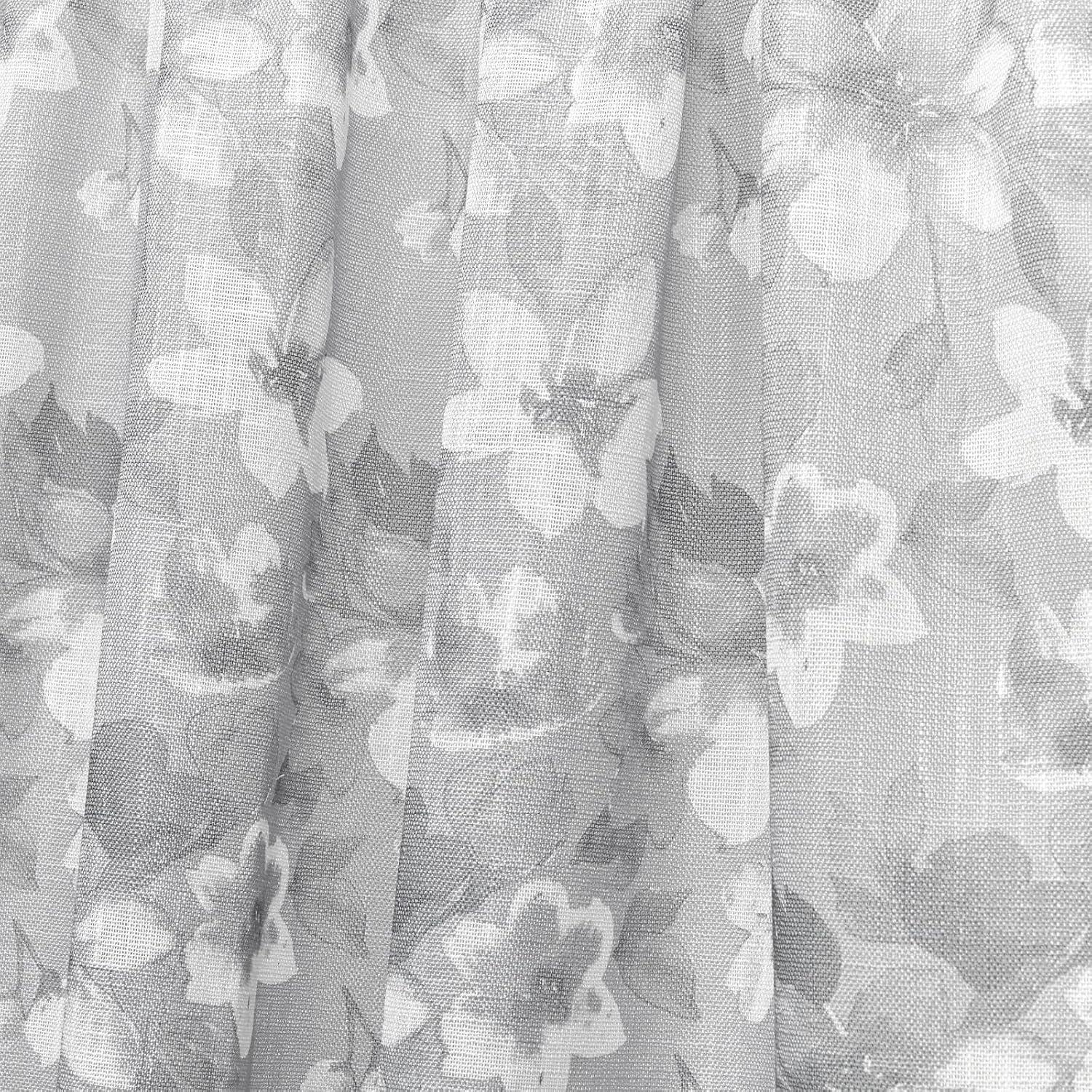 Nicole Miller Nicole Miller New York Dara Light Filtering, Semi Sheer Rod Pocket Curtain Panels (Set of 2)