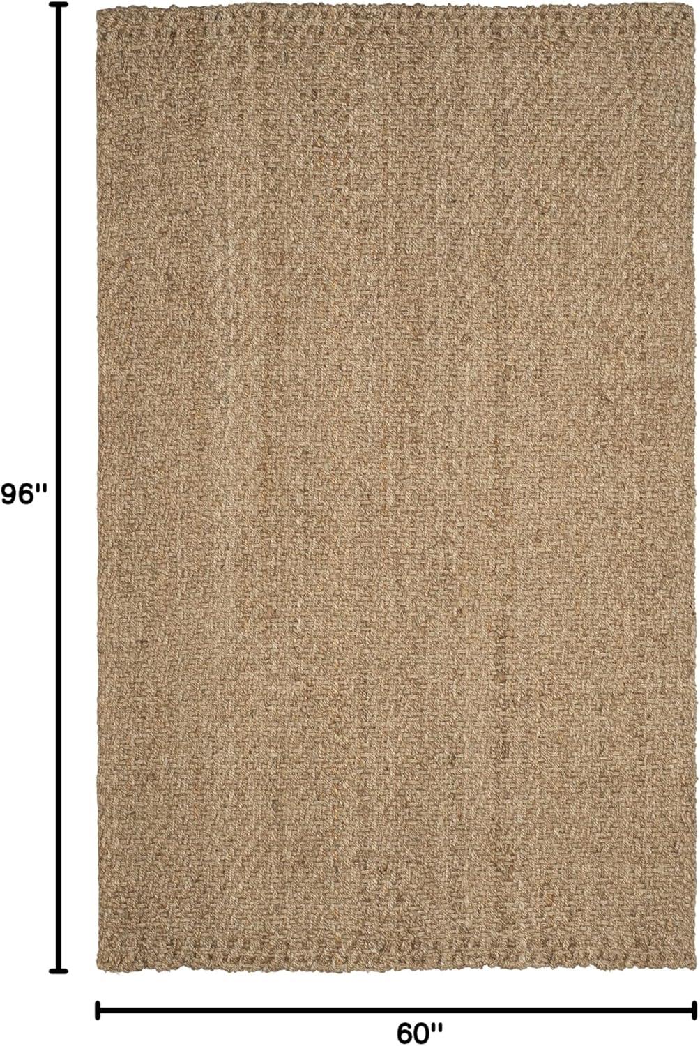 Natural Fiber NF181 Hand Woven Indoor Area Rug - Natural/Natural - 5'x8' - Safavieh.