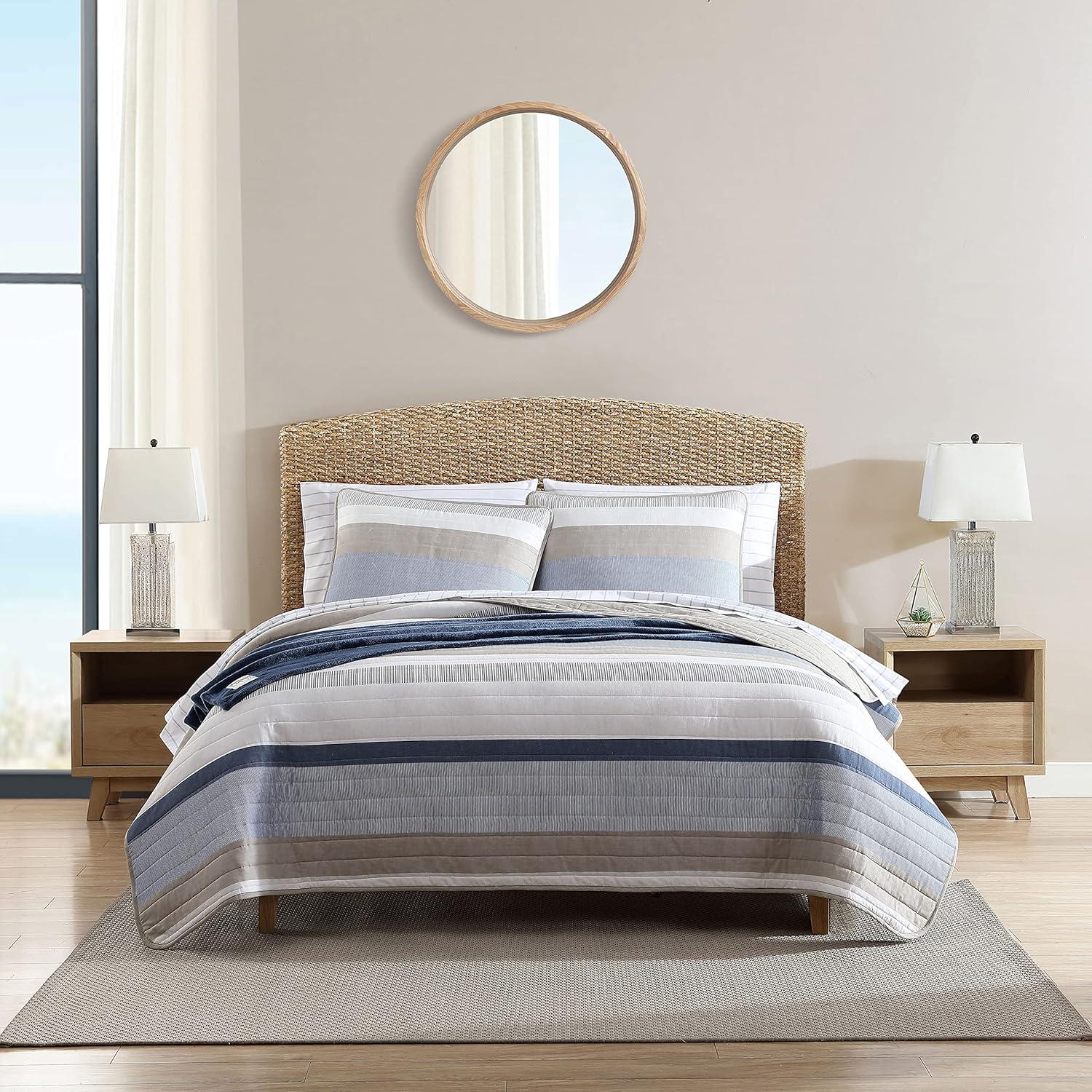 Nautica Nautica Ridgeport Cotton Reversible Quilt Set