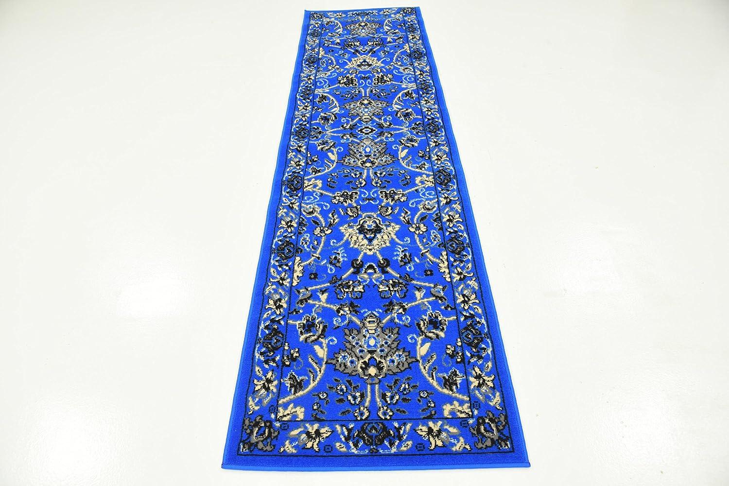 Unique Loom 2' 2 x 8' 2 Sialk Hill Washington Black Area Rug