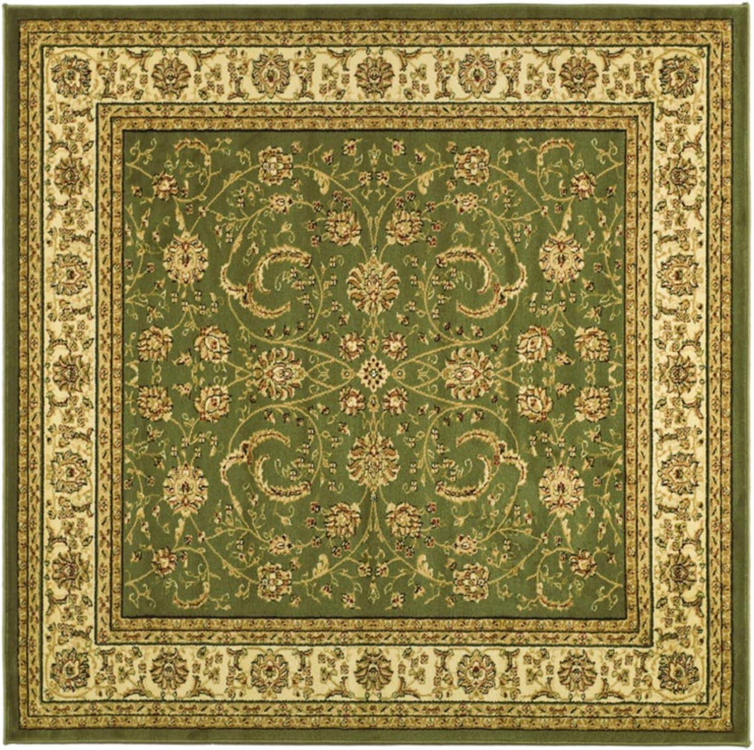 Lyndhurst LNH219 Power Loomed Area Rug - Sage/Ivory - 9'x12' - Safavieh