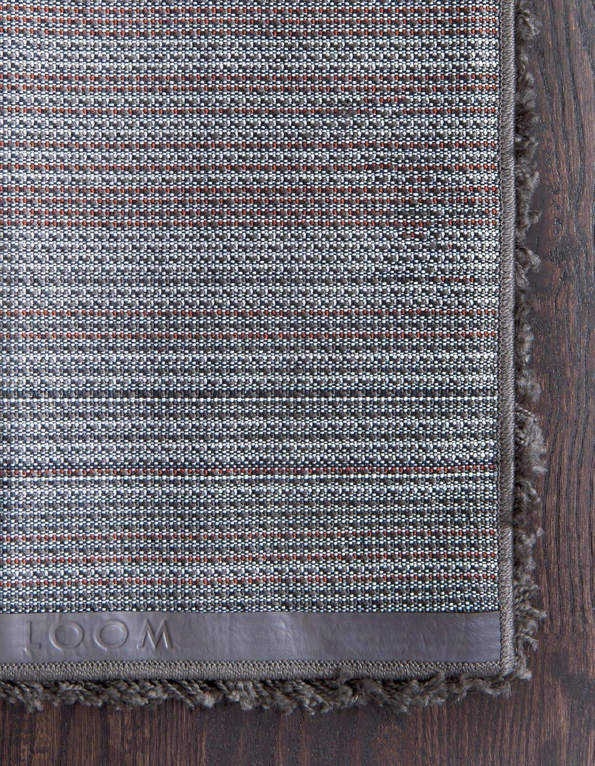 Unique Loom Solid Shag Solid Indoor Woven Area Rug