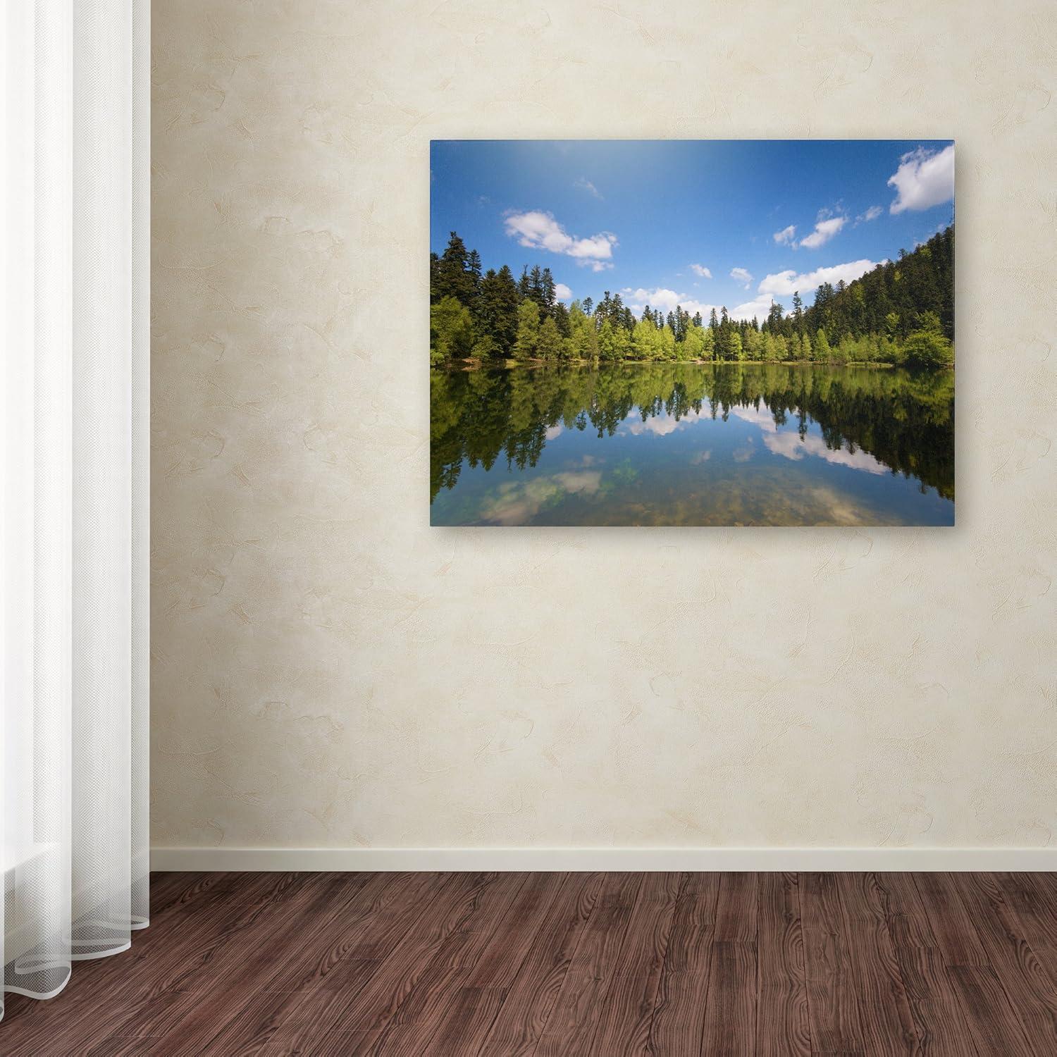 Trademark Fine Art "Lake Maix" by Philippe Sainte-Laudy Photographic Print on Wrapped Canvas