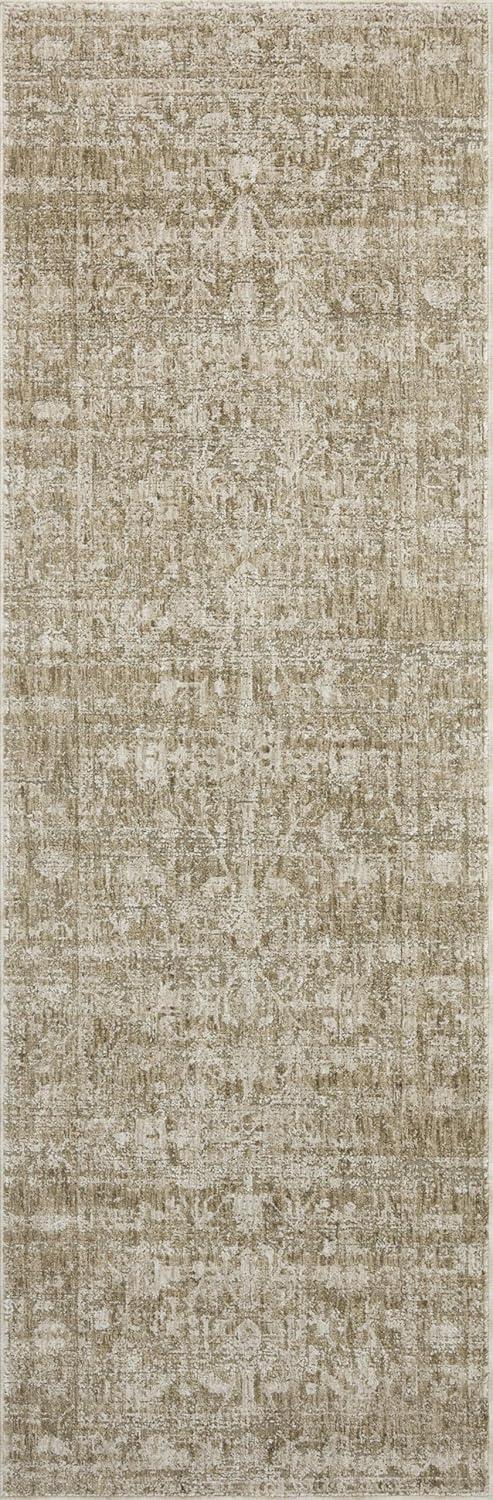 Honora Rug by Amber Lewis x Loloi - Khaki and Beige / 3'9" x 5'9"