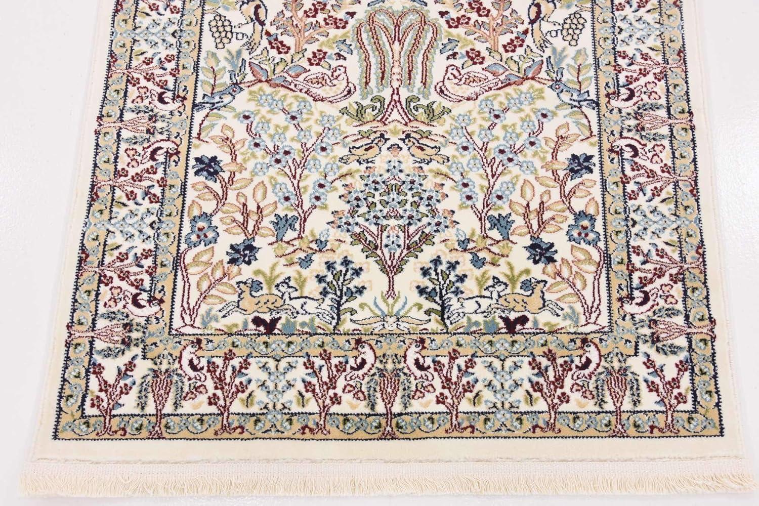 Unique Loom Bristol Narenj Vintage Floral Area Rug or Runner