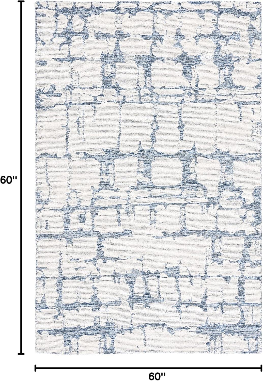 Martha Stewart Rugs Martha Stewart 4533 Hand Tufted Wool/Cotton Rug in Gold/Ivory