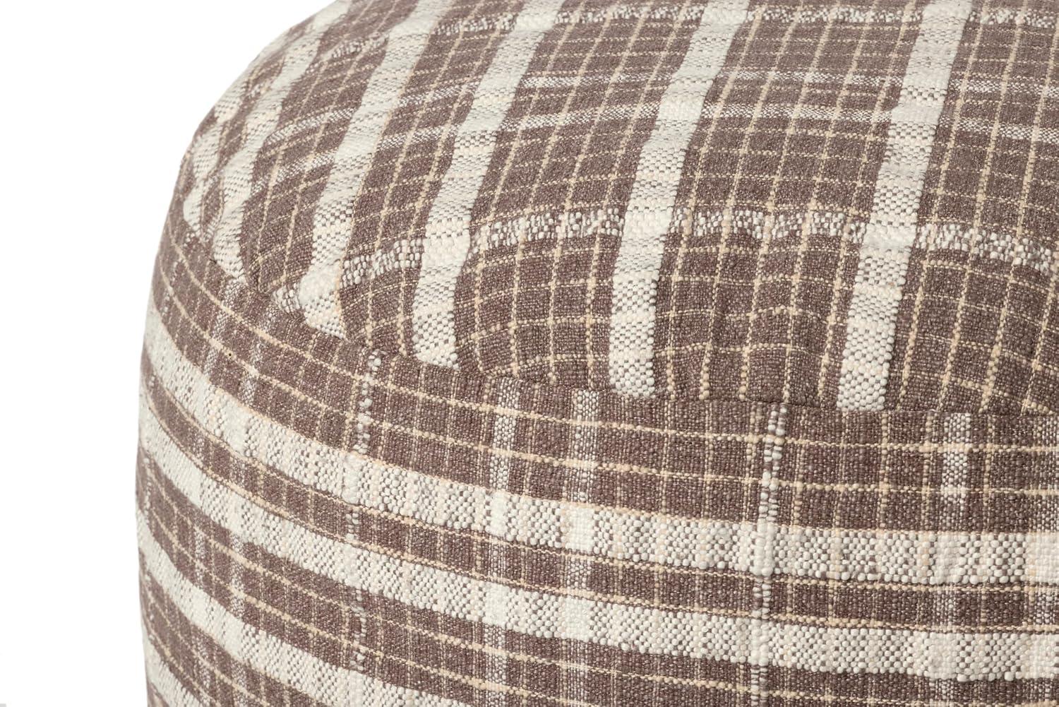 Wallace Pouf by Chris Loves Julia x Loloi - Chocolate
