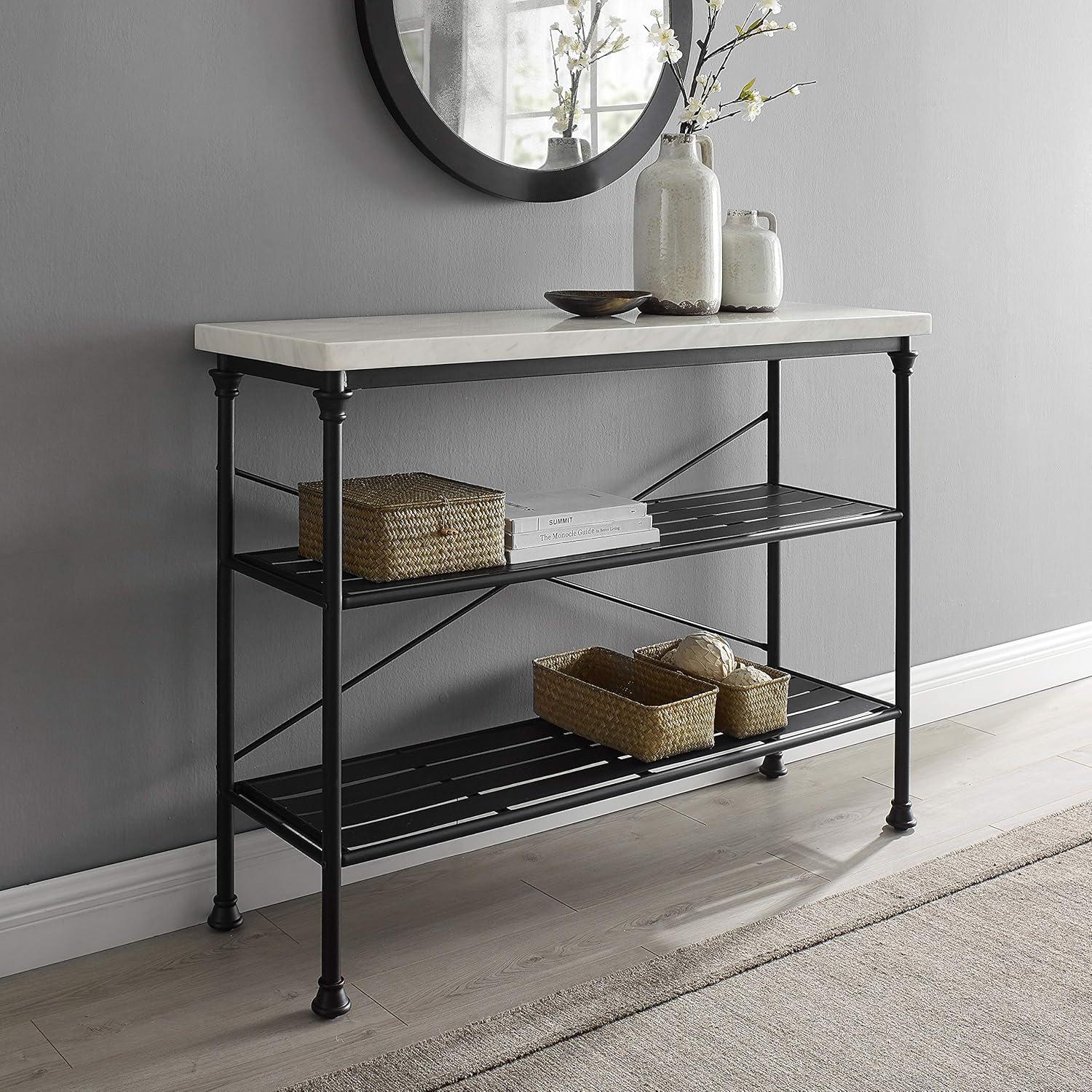 Madeleine Console Matte Black - Crosley