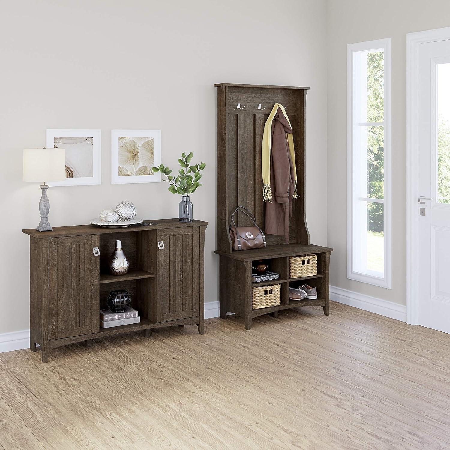 Bush Furniture Salinas Entryway Storage Set, Ash Brown