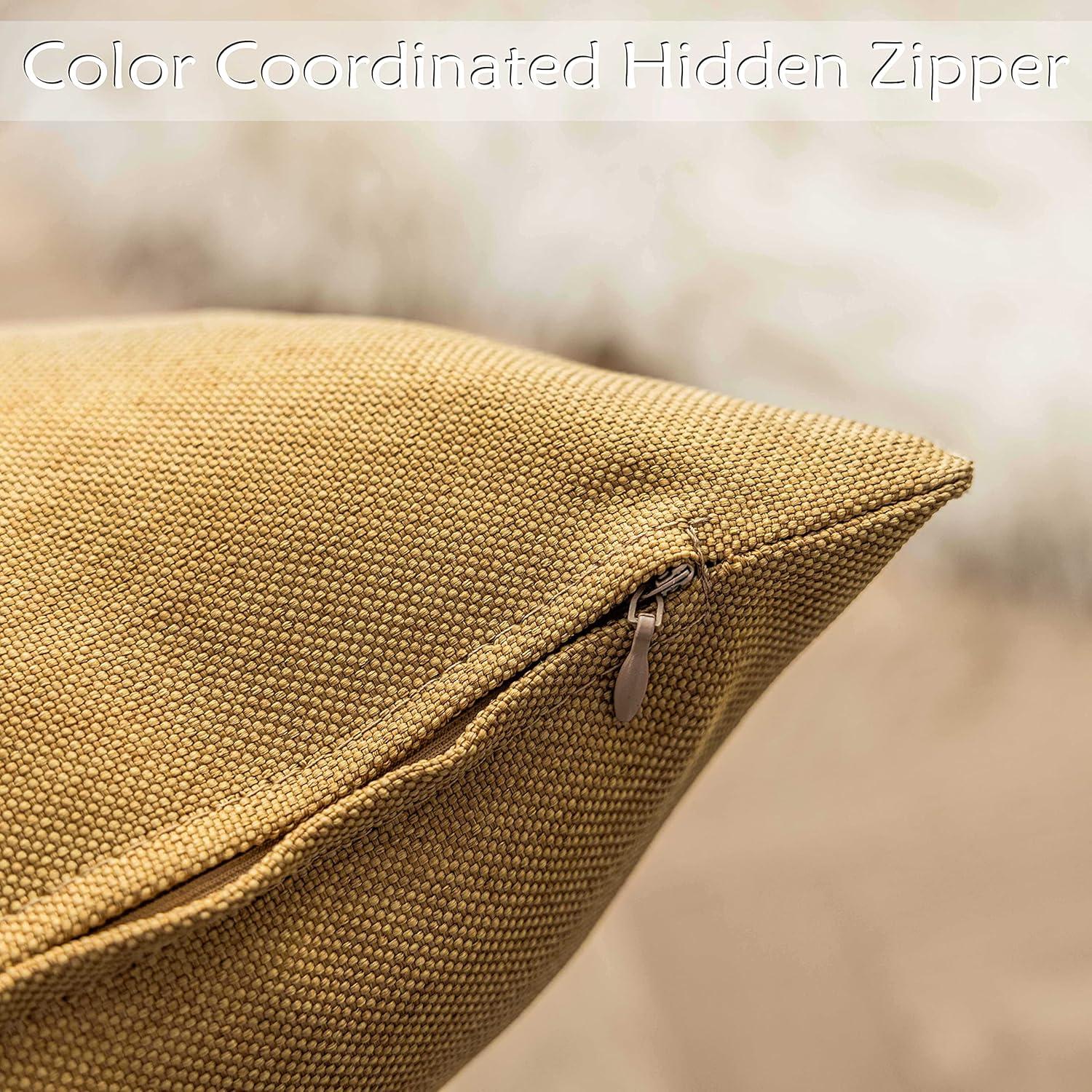 Deconovo Reversible Pillow Cover (Set of 4)