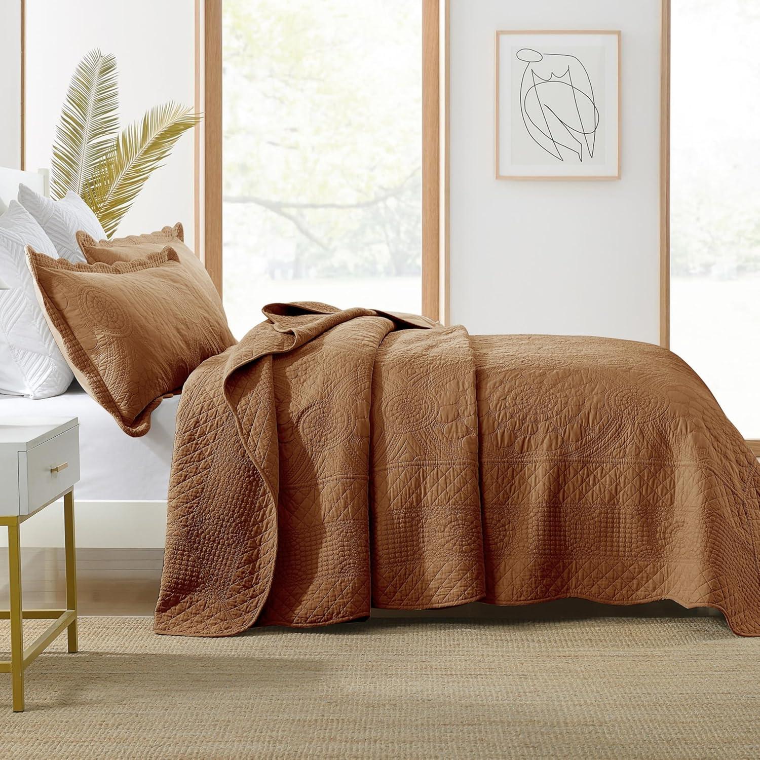 MarCielo Tfshasta Cotton Twill Patchwork Quilt Set