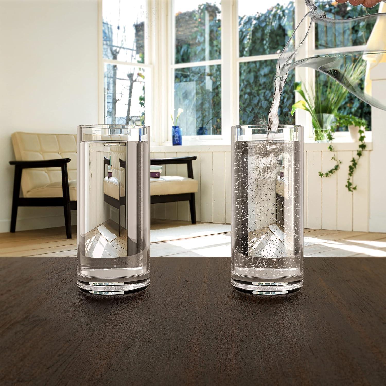 Lead-Free Crystal Clear Highball Drinking Glasses Set of 4