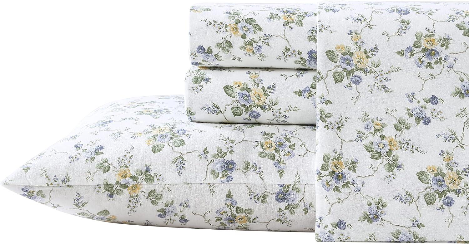 Laura Ashley Laura Ashley Cotton Flannel Cozy Sheet Sets