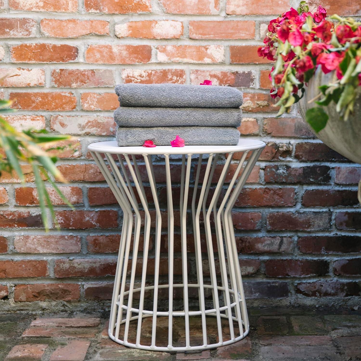 Roberta 20.08'' Metal Outdoor Side Table