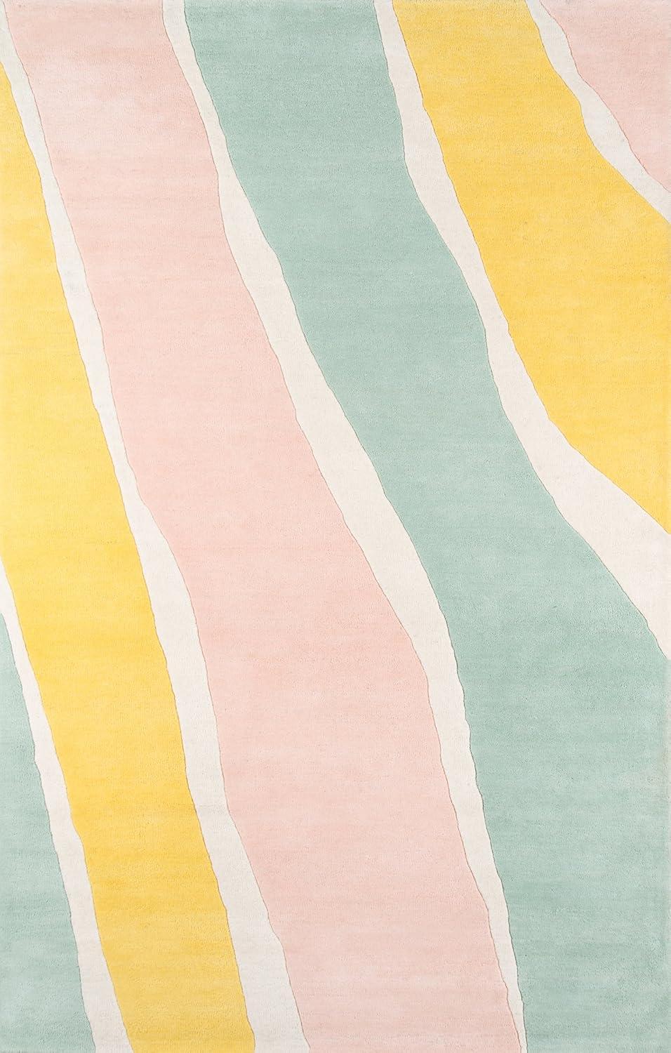 Hand Tufted Wool Abstract Indoor Rug